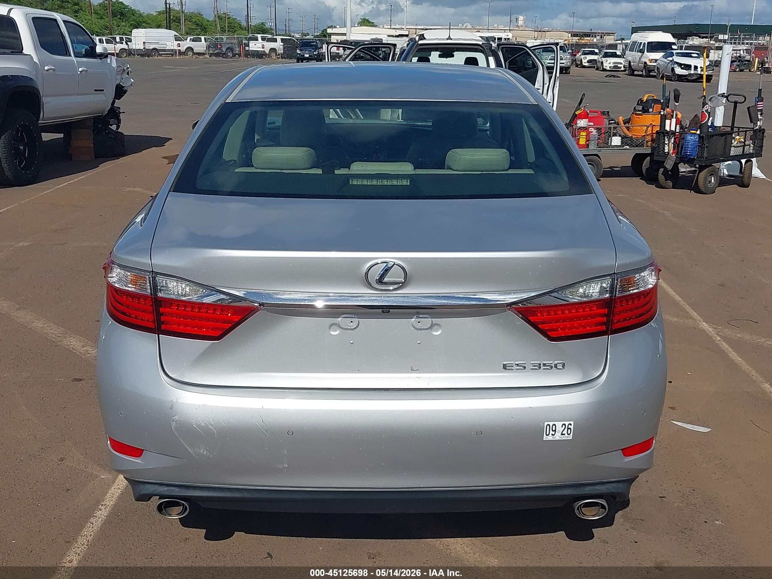 2014 Lexus Es 350   Silver vin: JTHBK1GG1E2086456