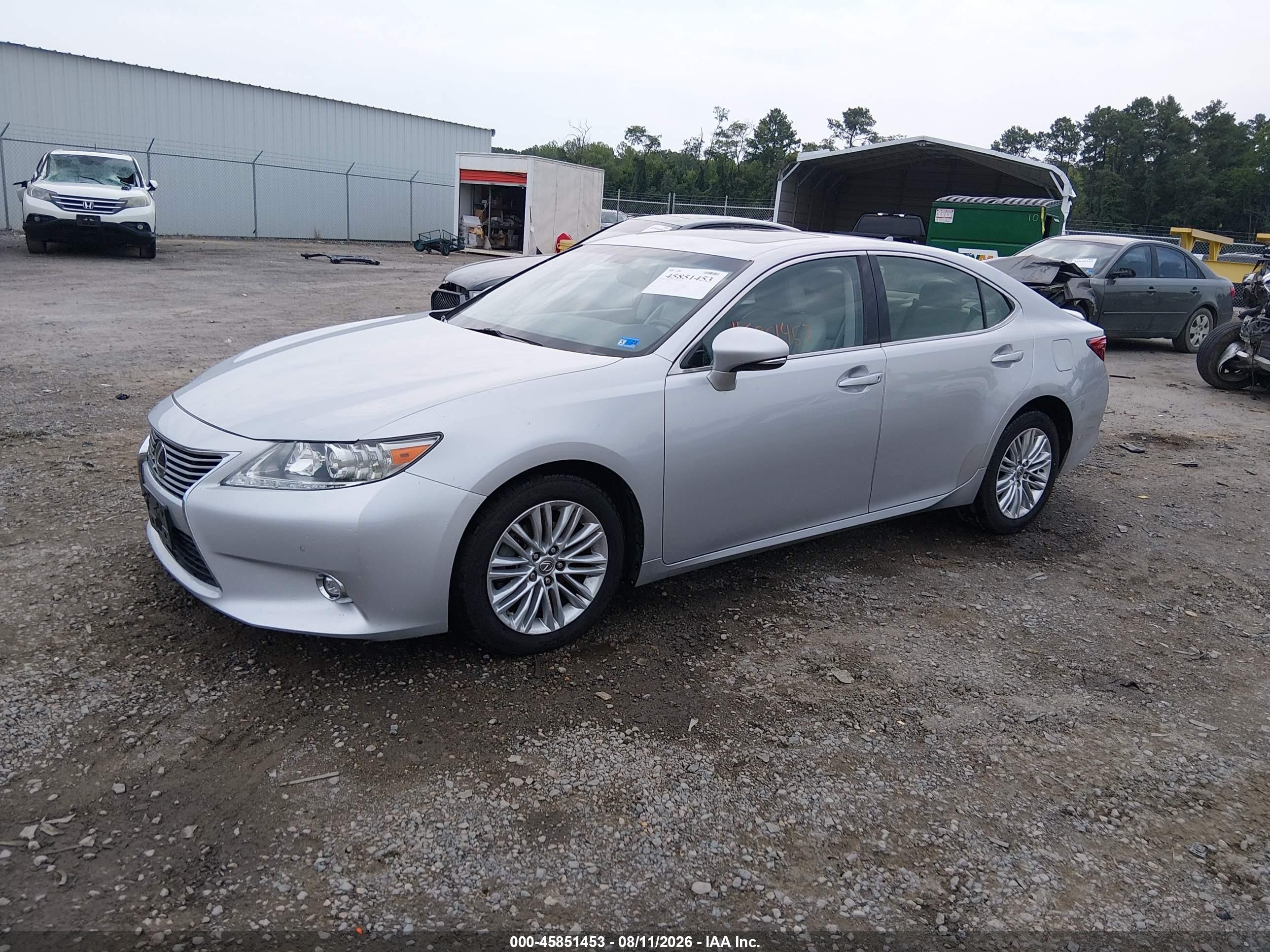 2014 Lexus Es 350 Silver vin: JTHBK1GG1E2092452
