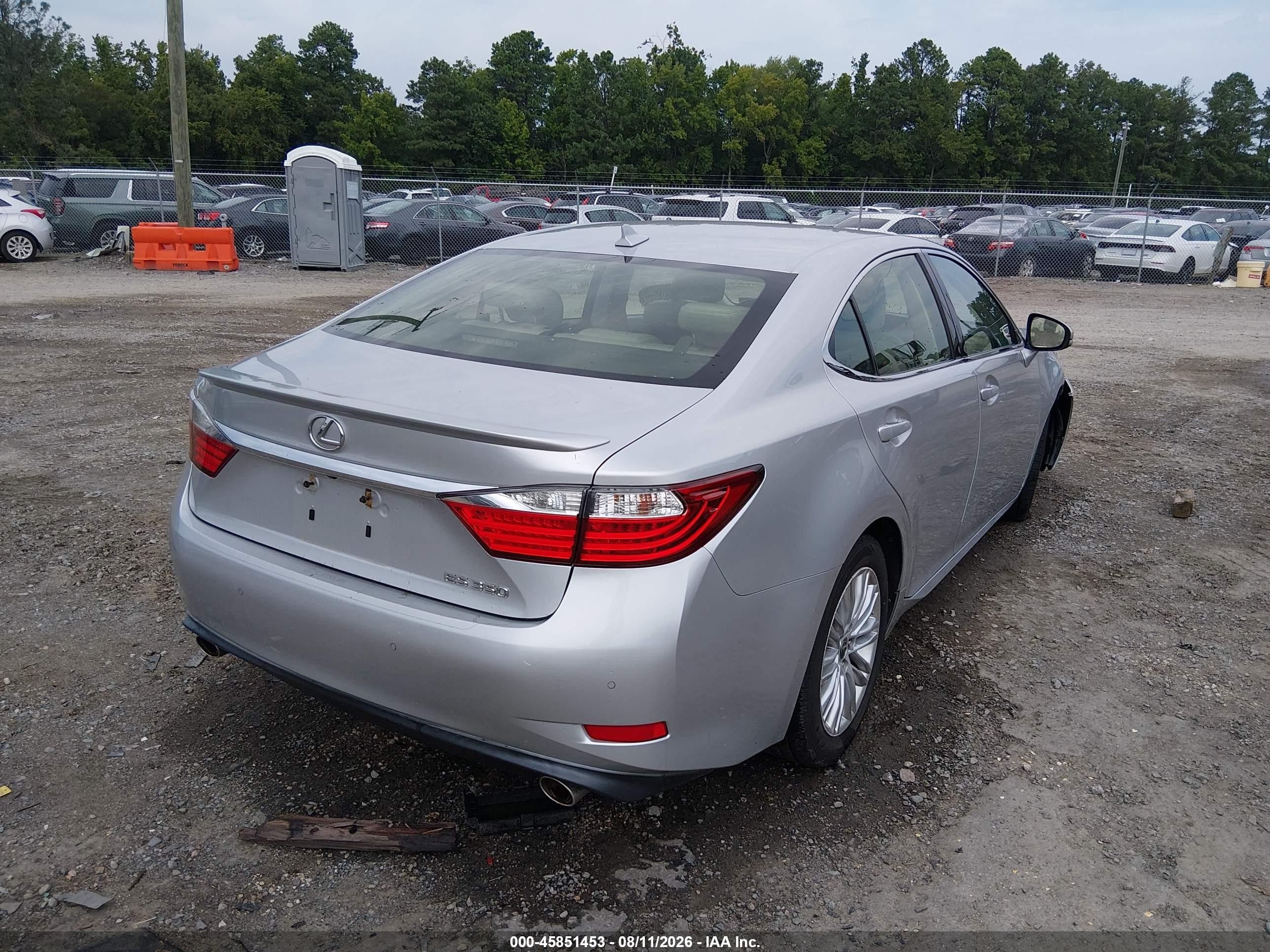 2014 Lexus Es 350 Silver vin: JTHBK1GG1E2092452