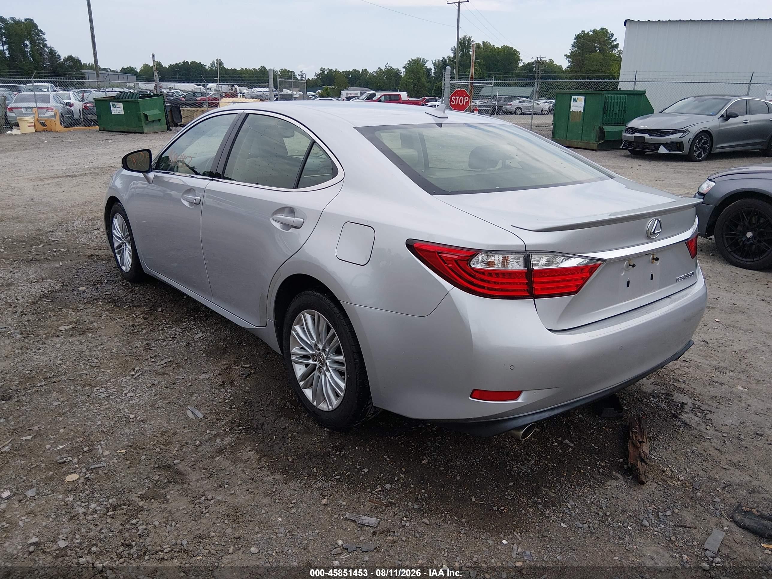 2014 Lexus Es 350 Silver vin: JTHBK1GG1E2092452