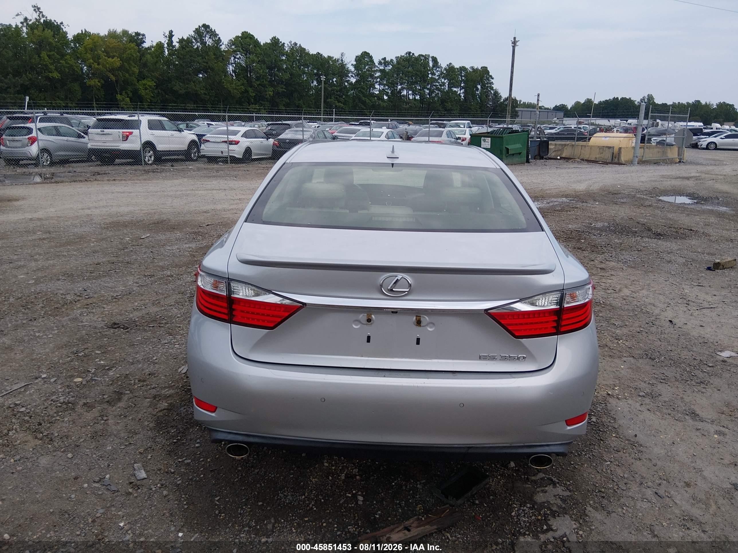 2014 Lexus Es 350 Silver vin: JTHBK1GG1E2092452