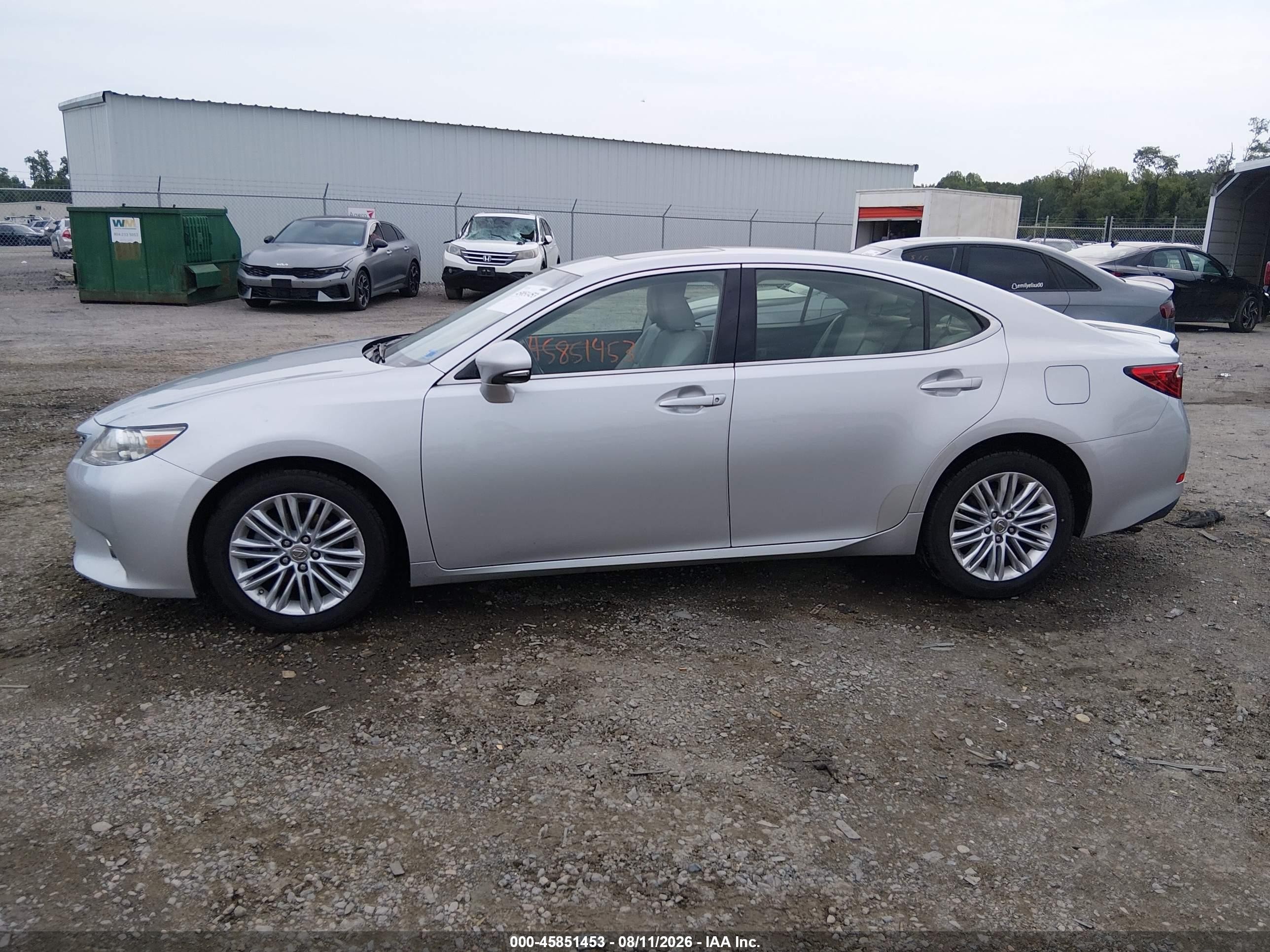 2014 Lexus Es 350 Silver vin: JTHBK1GG1E2092452