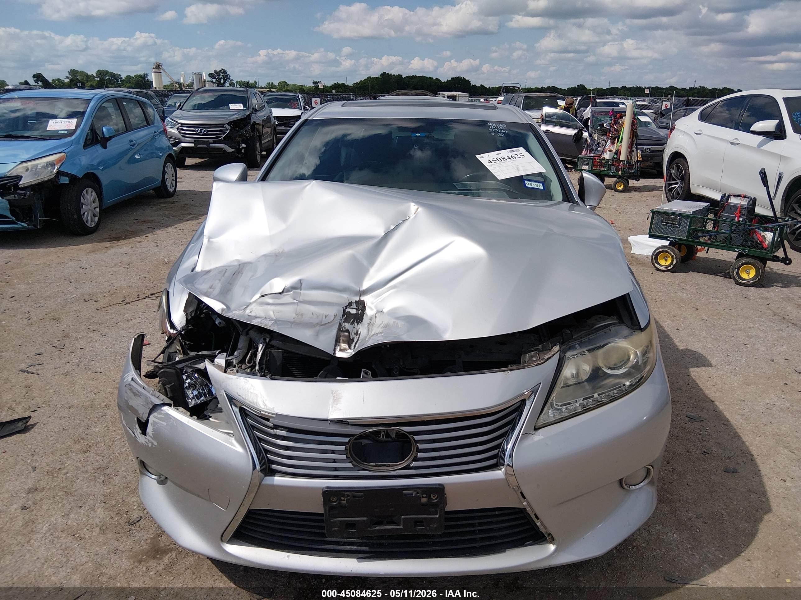 2014 Lexus Es 350   Silver vin: JTHBK1GG1E2093021
