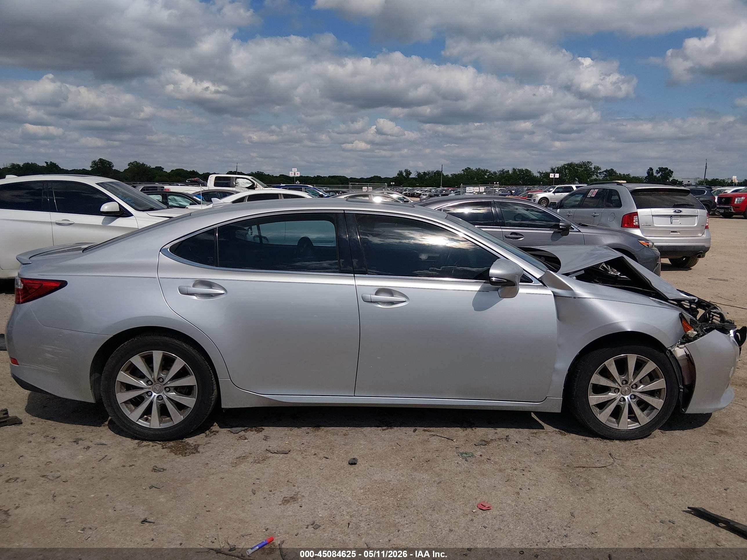 2014 Lexus Es 350   Silver vin: JTHBK1GG1E2093021