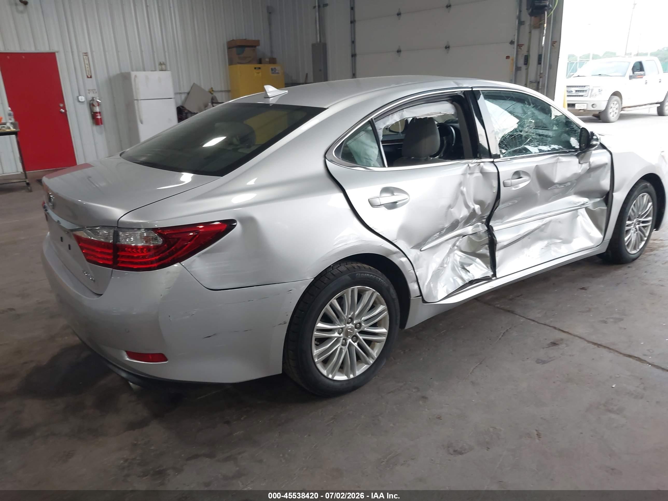 2014 Lexus Es 350   Silver vin: JTHBK1GG1E2100792