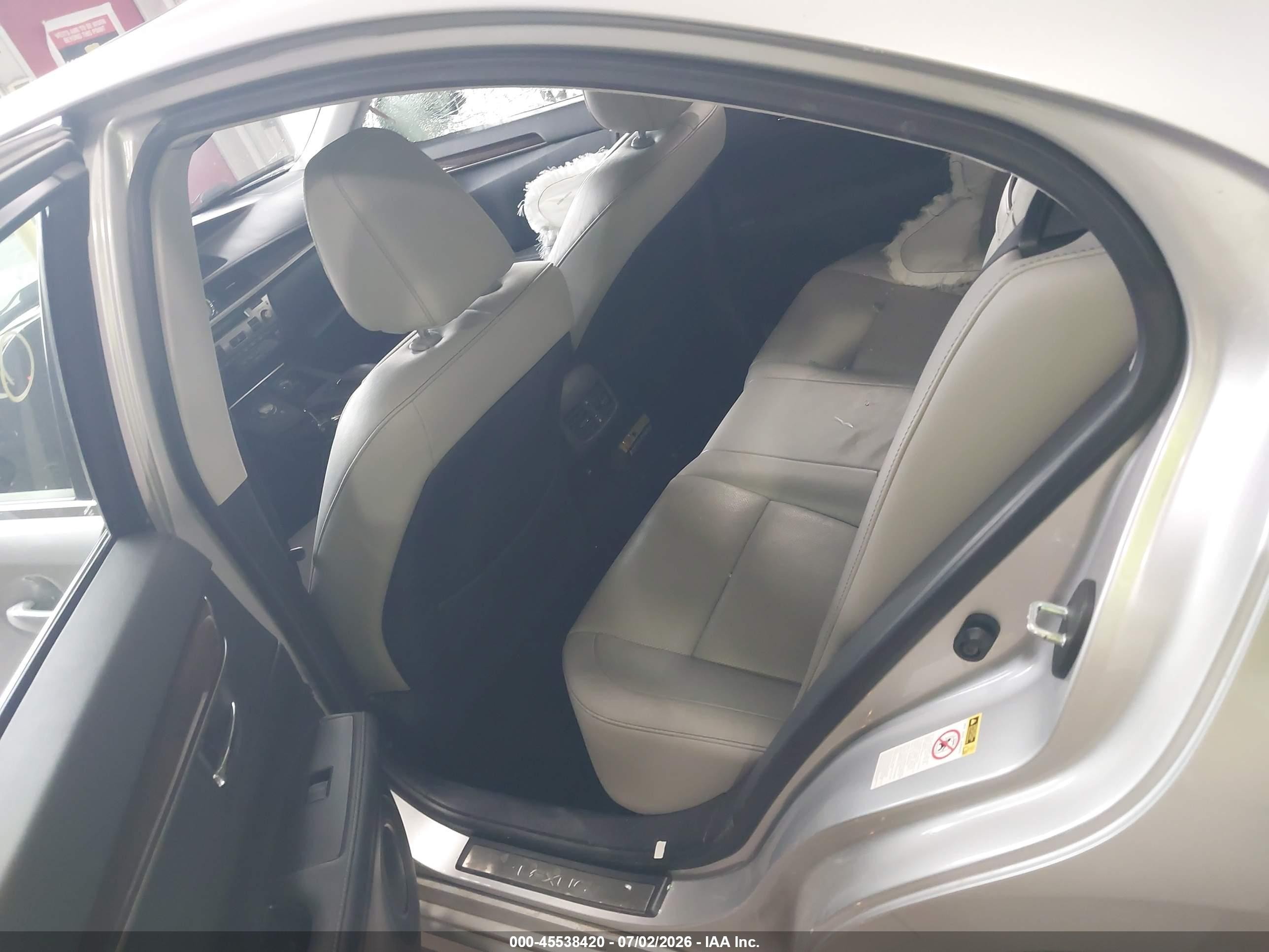 2014 Lexus Es 350   Silver vin: JTHBK1GG1E2100792