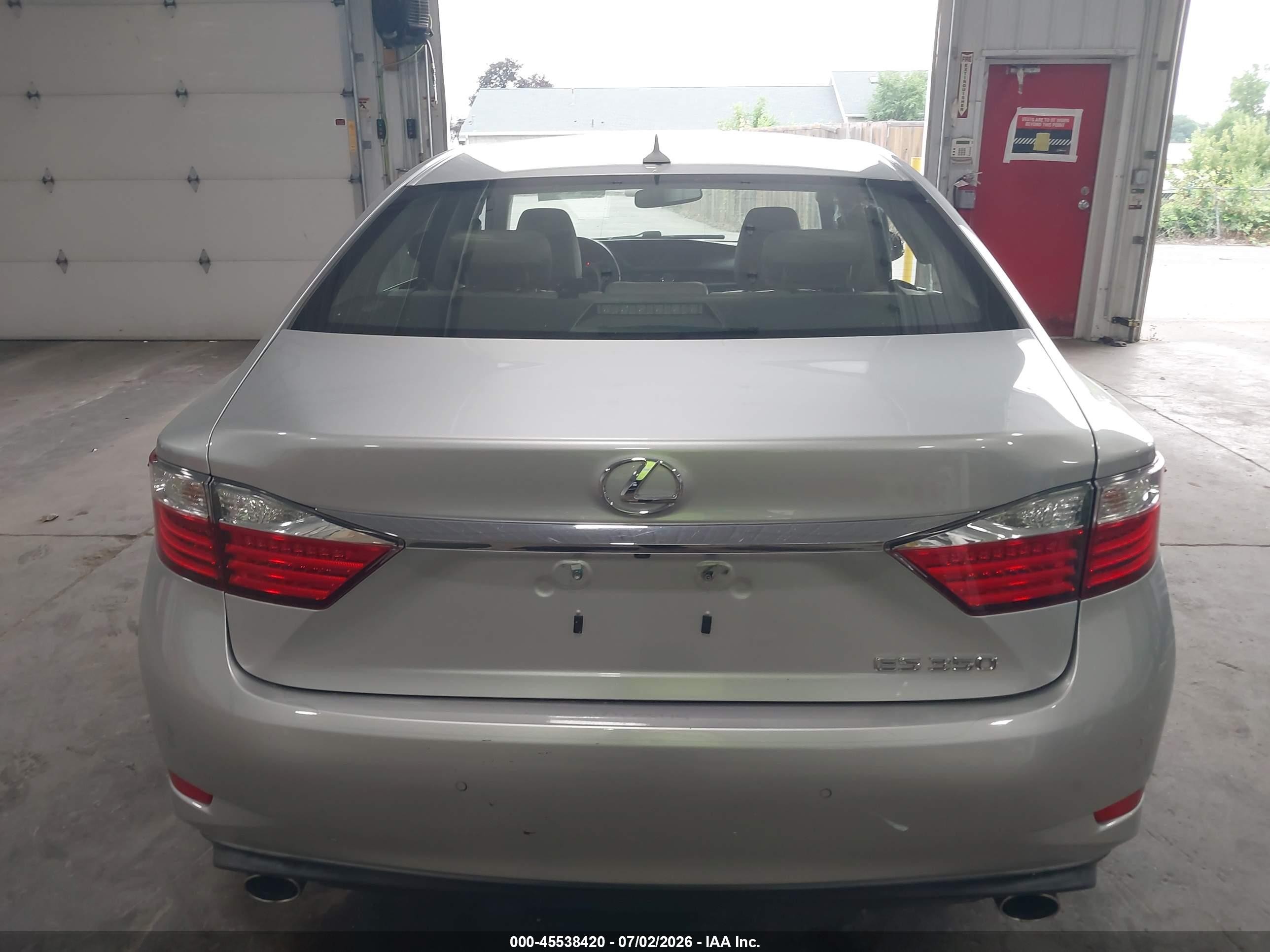2014 Lexus Es 350   Silver vin: JTHBK1GG1E2100792