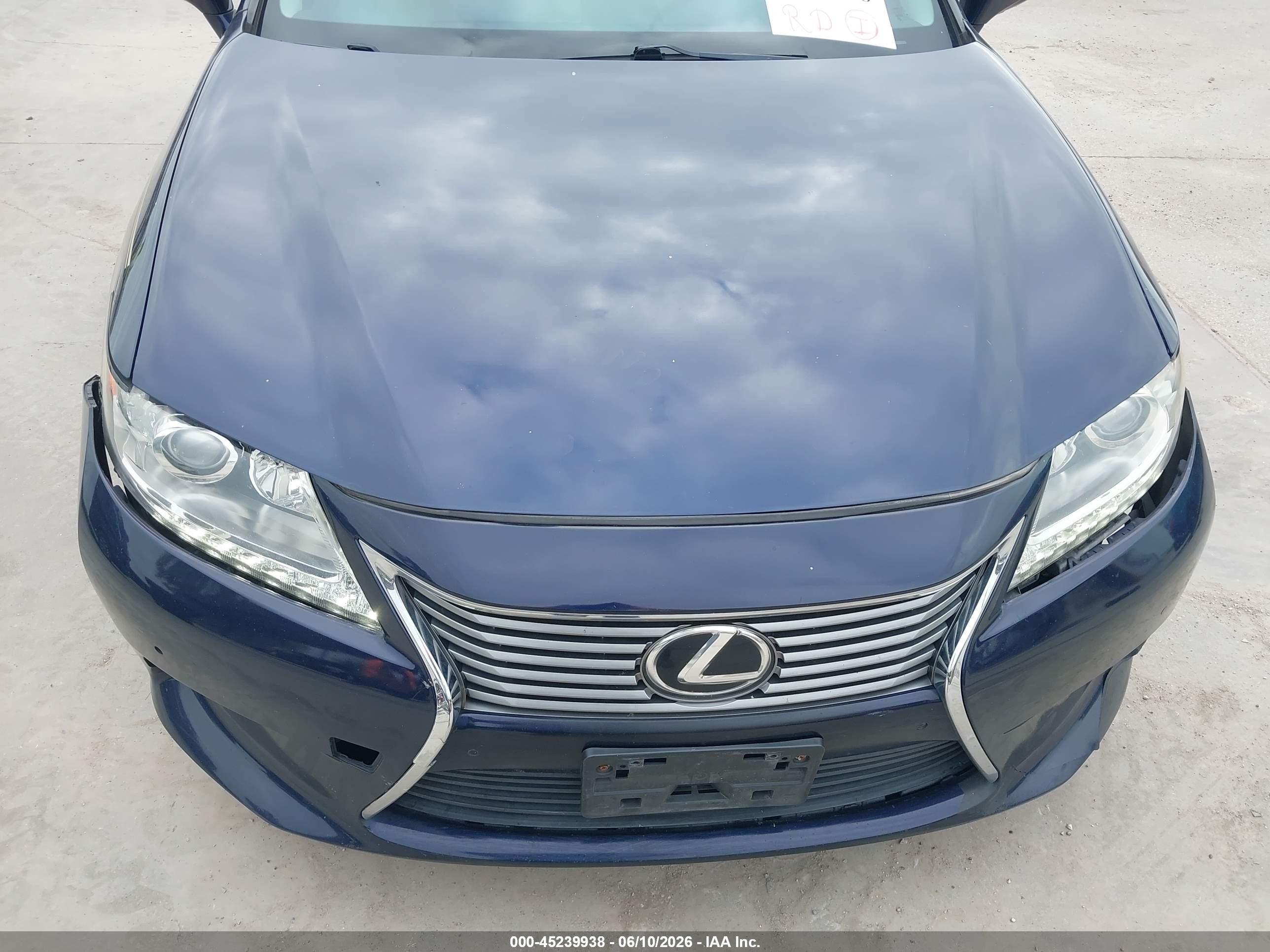 2014 Lexus Es 350   Blue vin: JTHBK1GG1E2101876