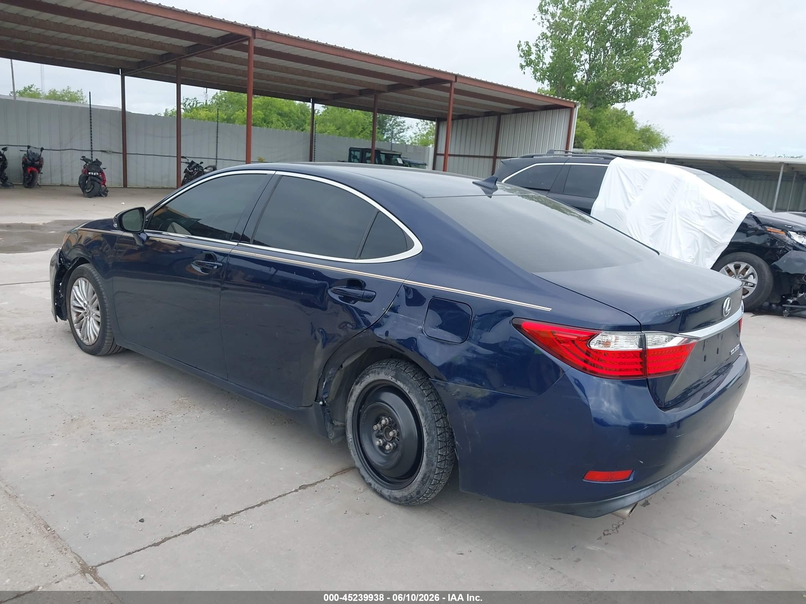 2014 Lexus Es 350   Blue vin: JTHBK1GG1E2101876