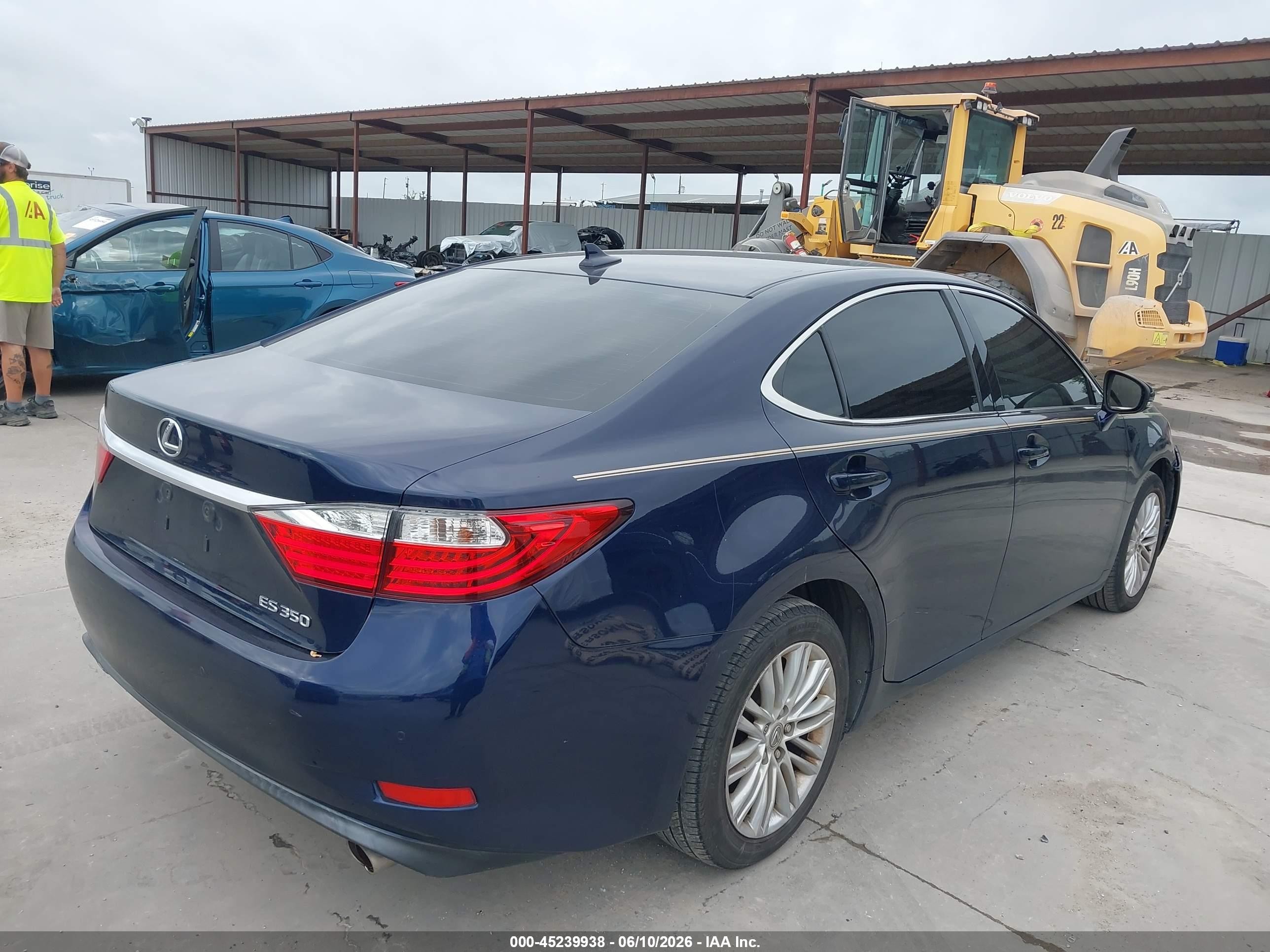2014 Lexus Es 350   Blue vin: JTHBK1GG1E2101876
