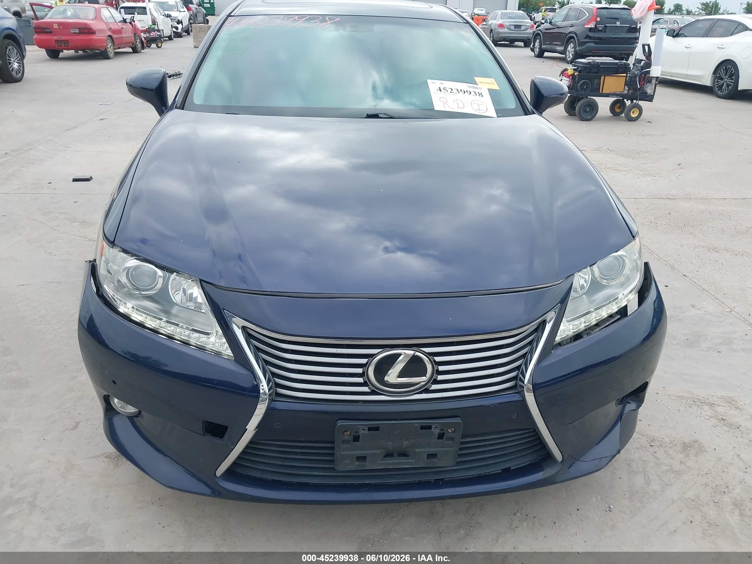 2014 Lexus Es 350   Blue vin: JTHBK1GG1E2101876