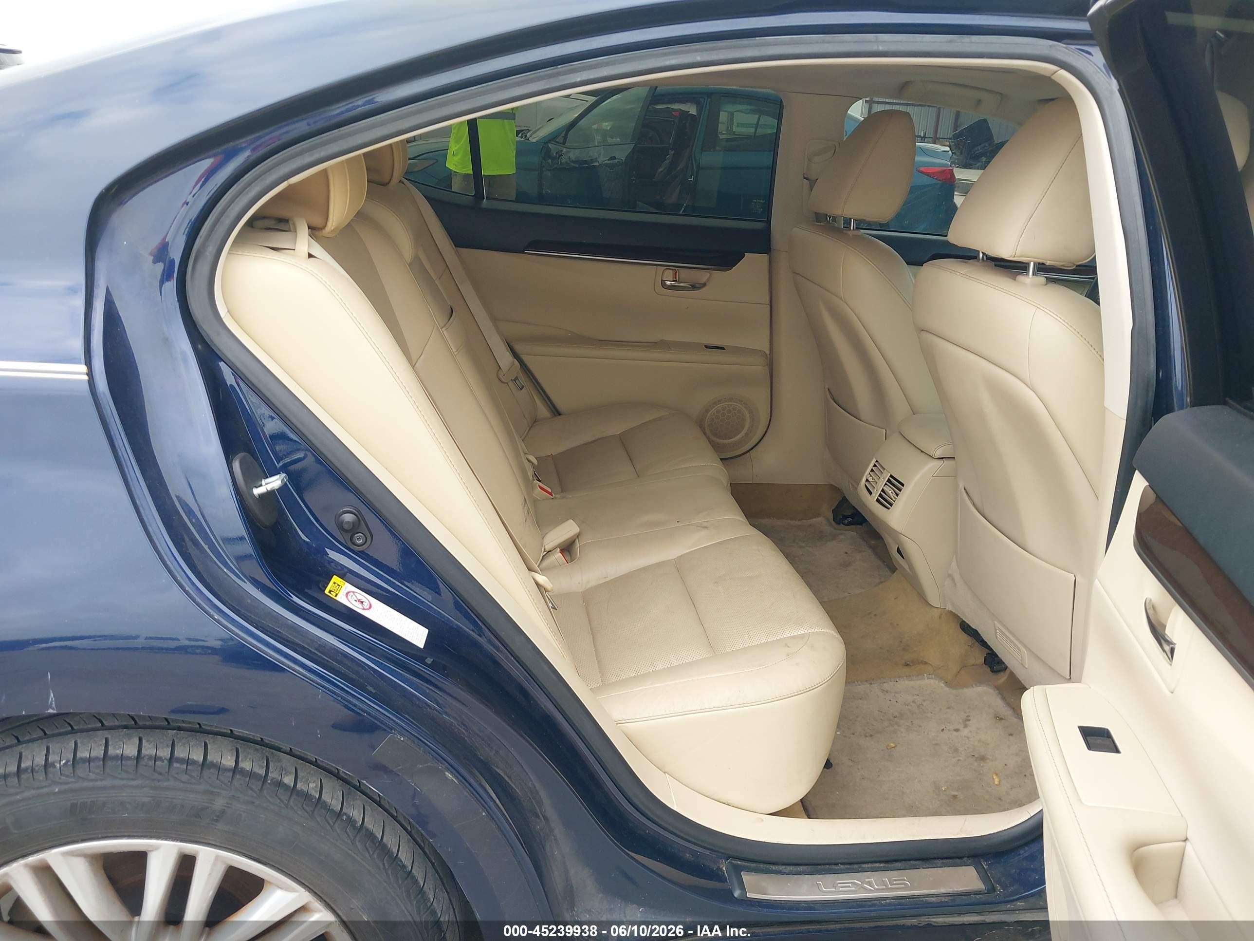 2014 Lexus Es 350   Blue vin: JTHBK1GG1E2101876