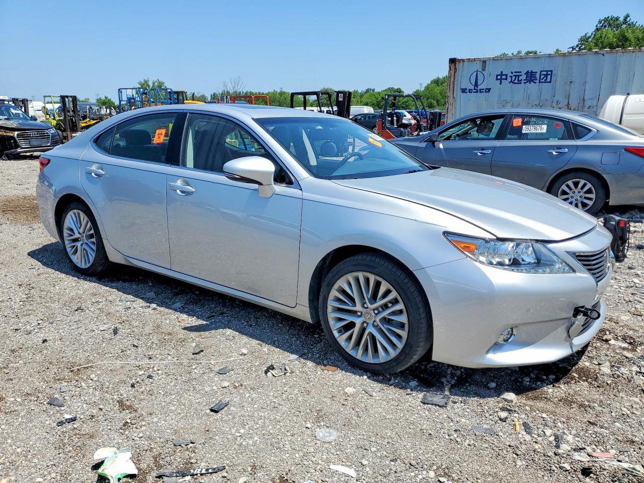 2014 Lexus Es 350 Silver vin: JTHBK1GG1E2108147