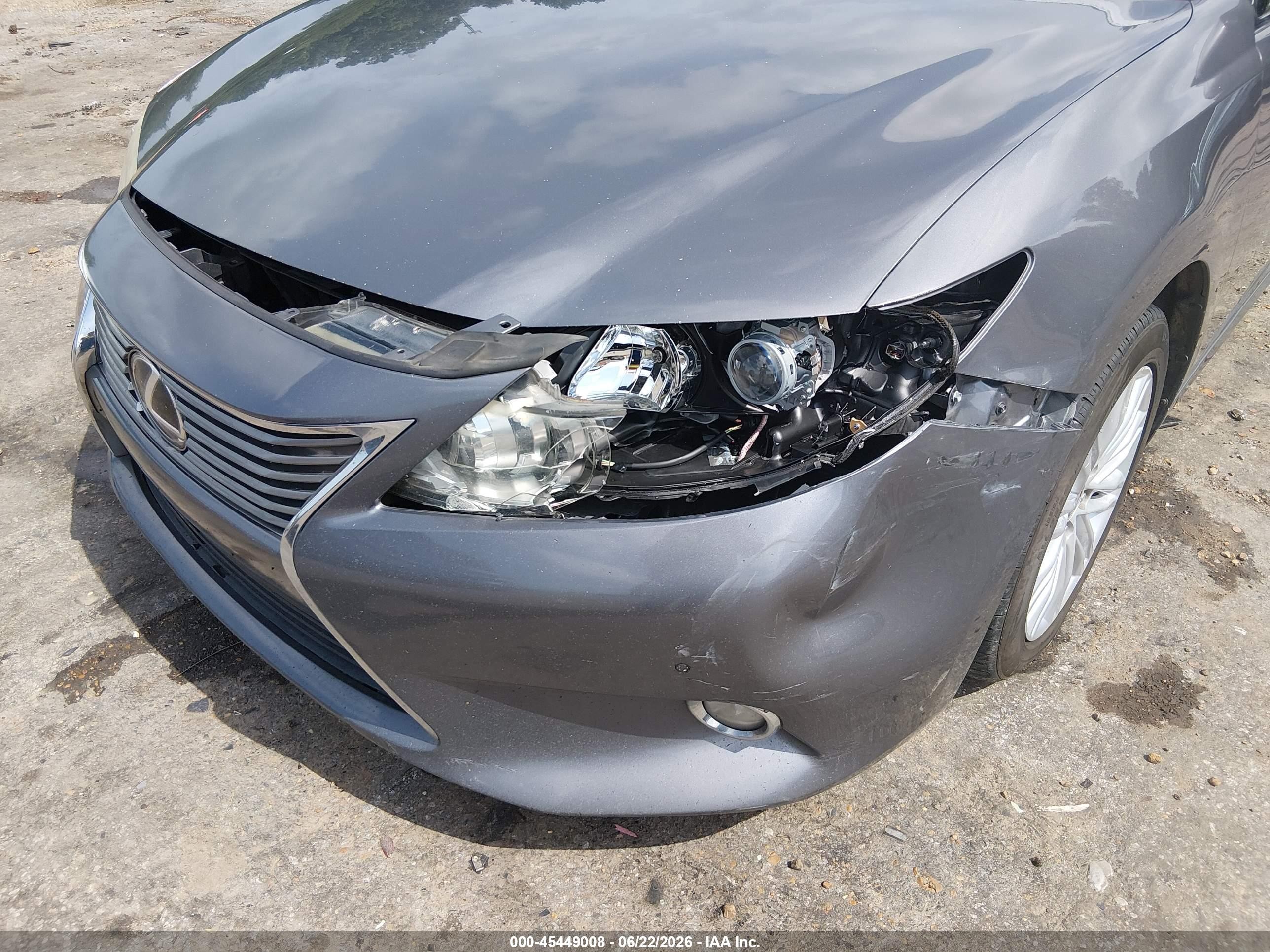 2014 Lexus Es 350   Gray vin: JTHBK1GG1E2115017