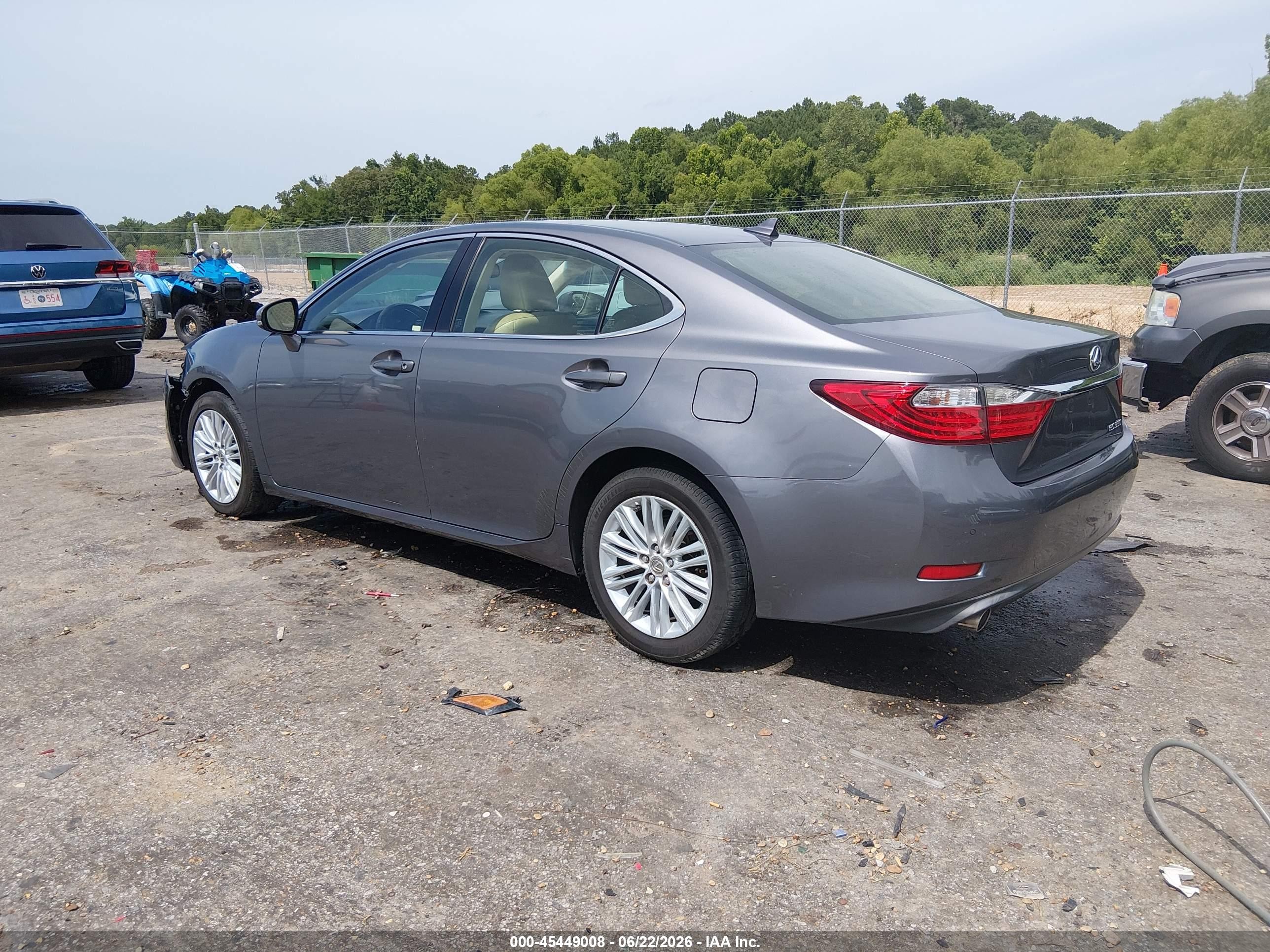 2014 Lexus Es 350   Gray vin: JTHBK1GG1E2115017