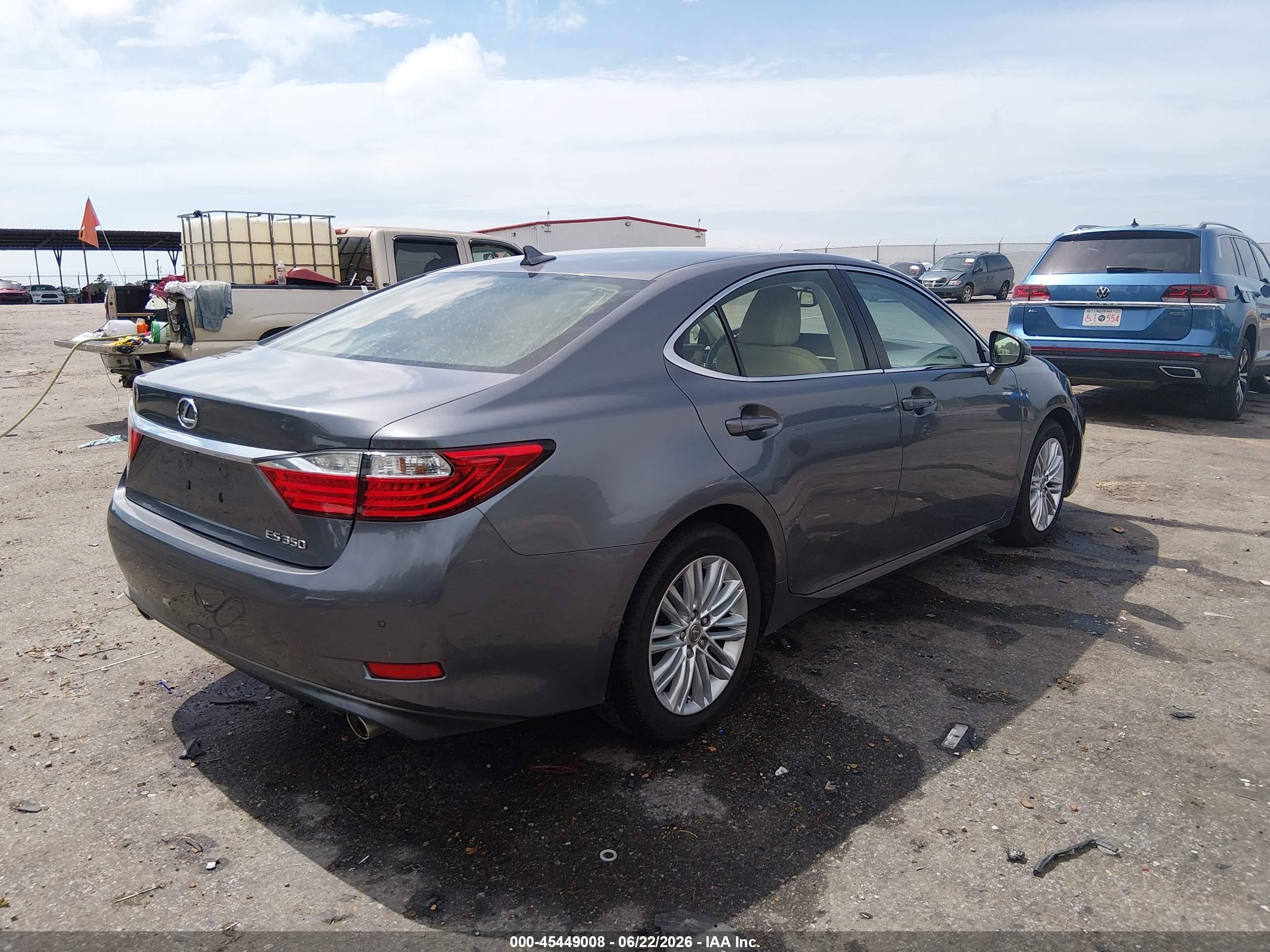 2014 Lexus Es 350   Gray vin: JTHBK1GG1E2115017