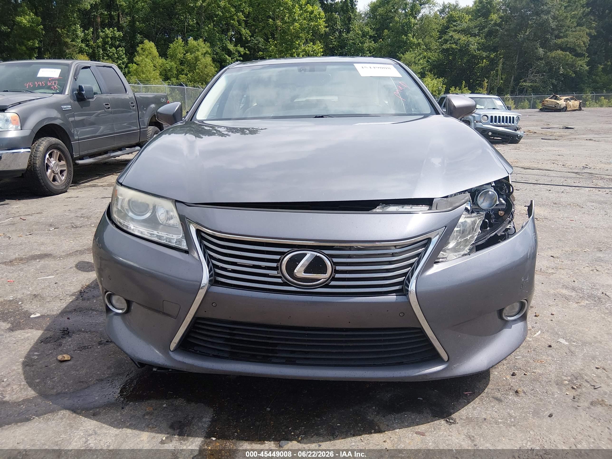 2014 Lexus Es 350   Gray vin: JTHBK1GG1E2115017