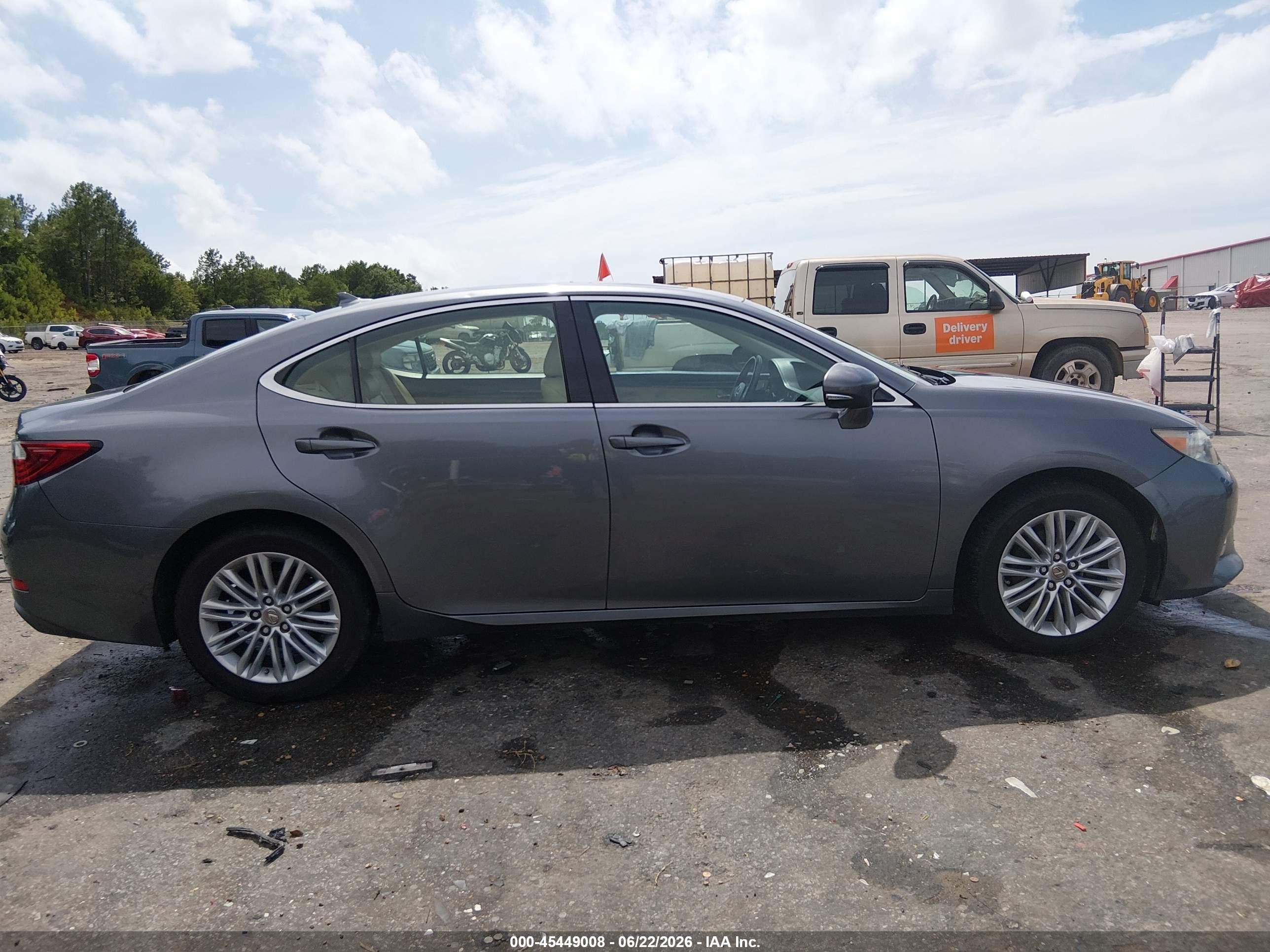 2014 Lexus Es 350   Gray vin: JTHBK1GG1E2115017