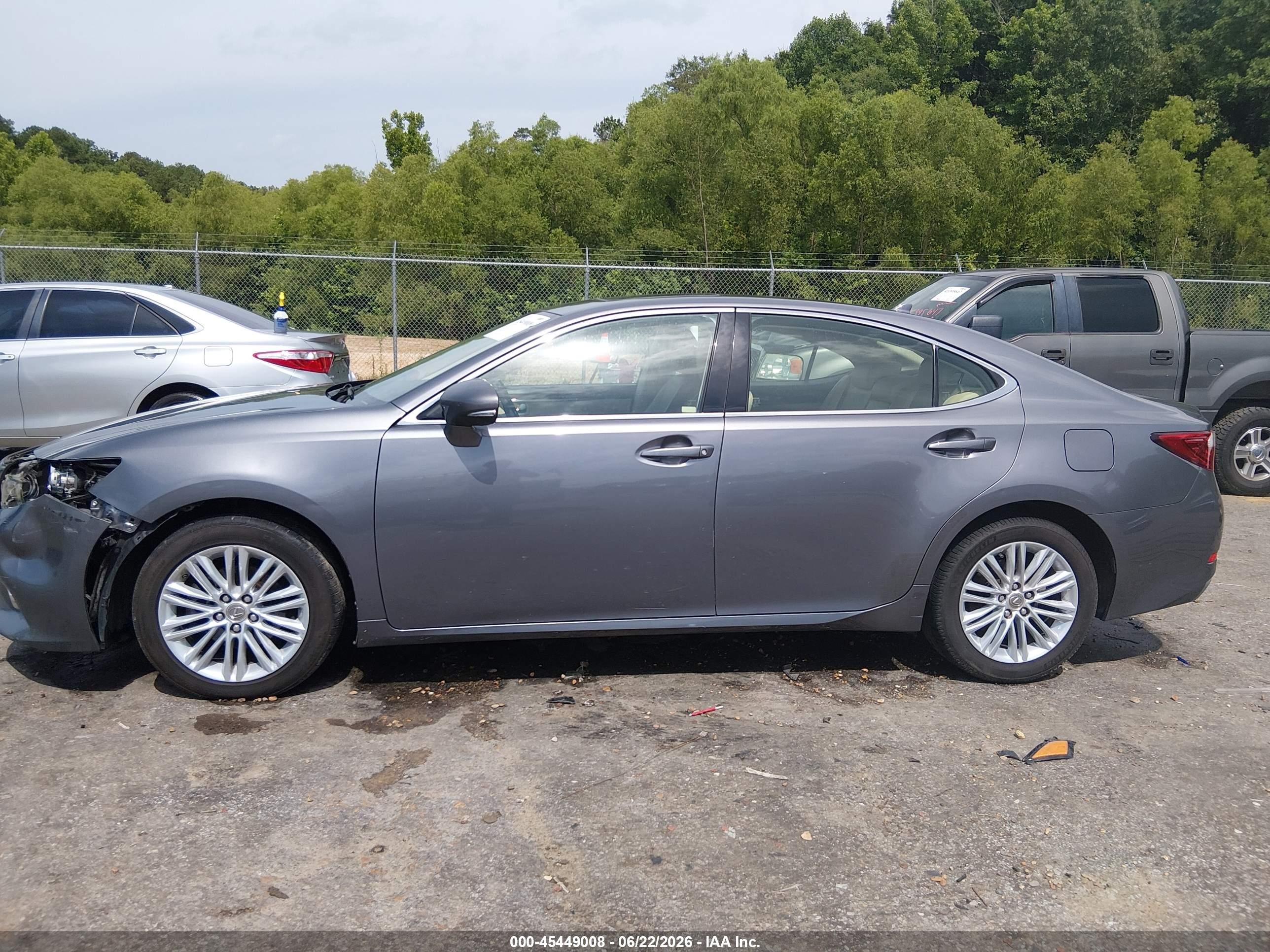 2014 Lexus Es 350   Gray vin: JTHBK1GG1E2115017