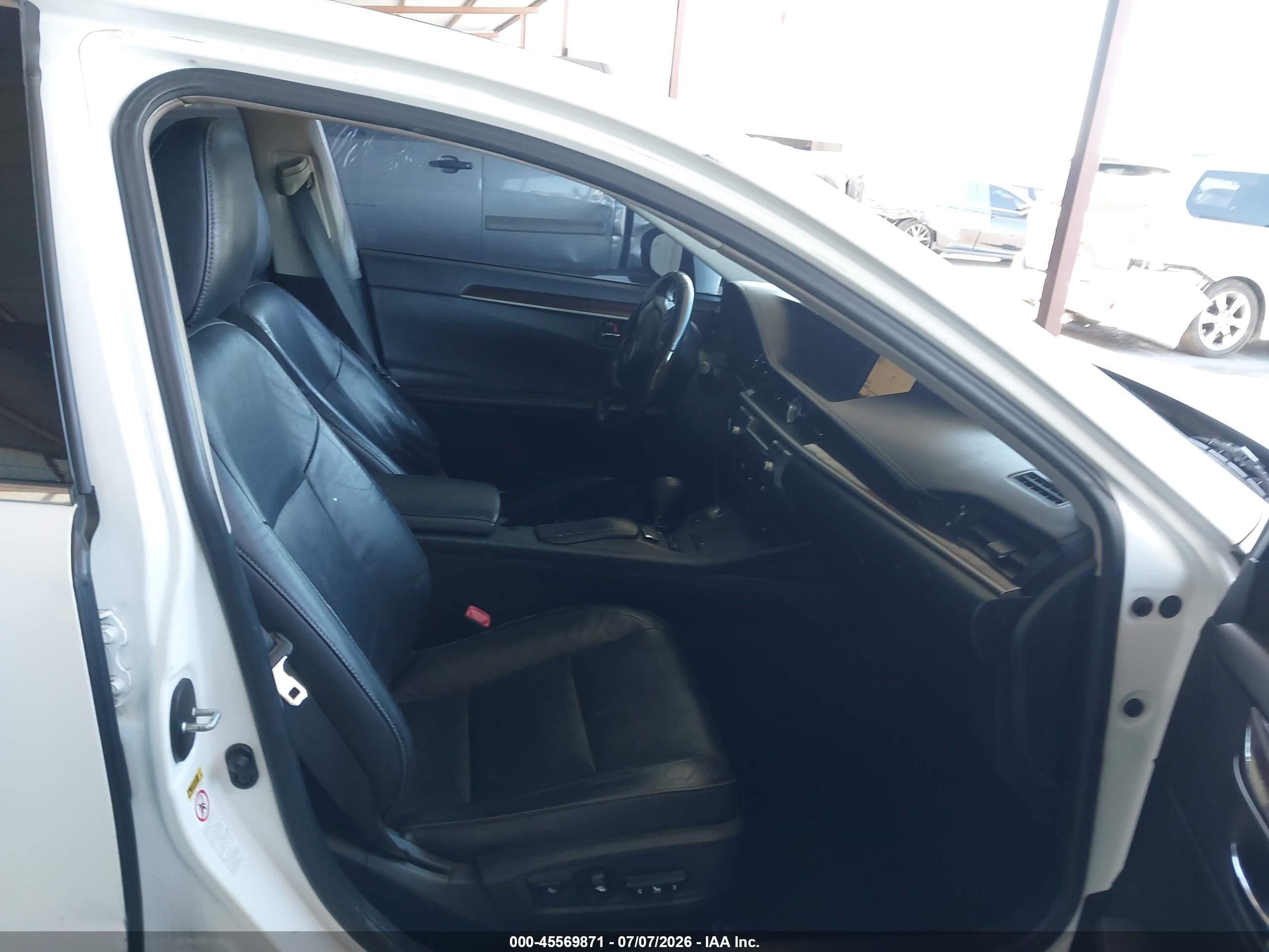 2014 Lexus Es 350   White vin: JTHBK1GG1E2116393