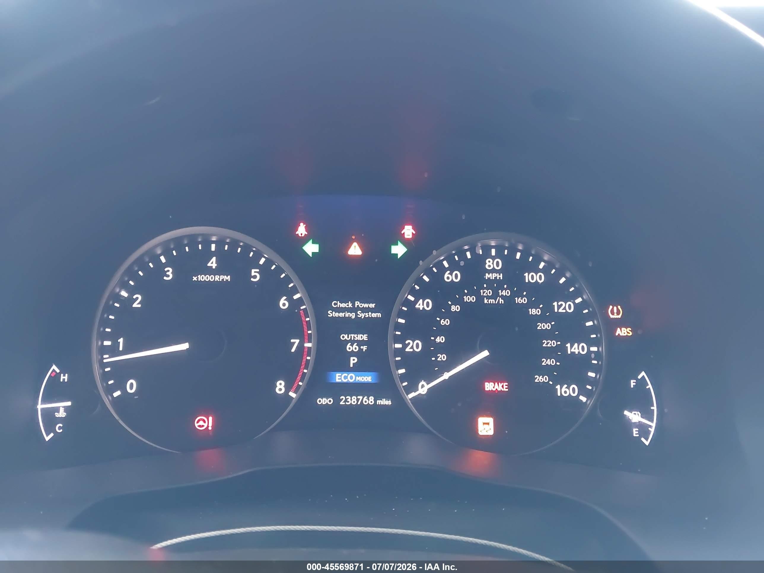 2014 Lexus Es 350   White vin: JTHBK1GG1E2116393