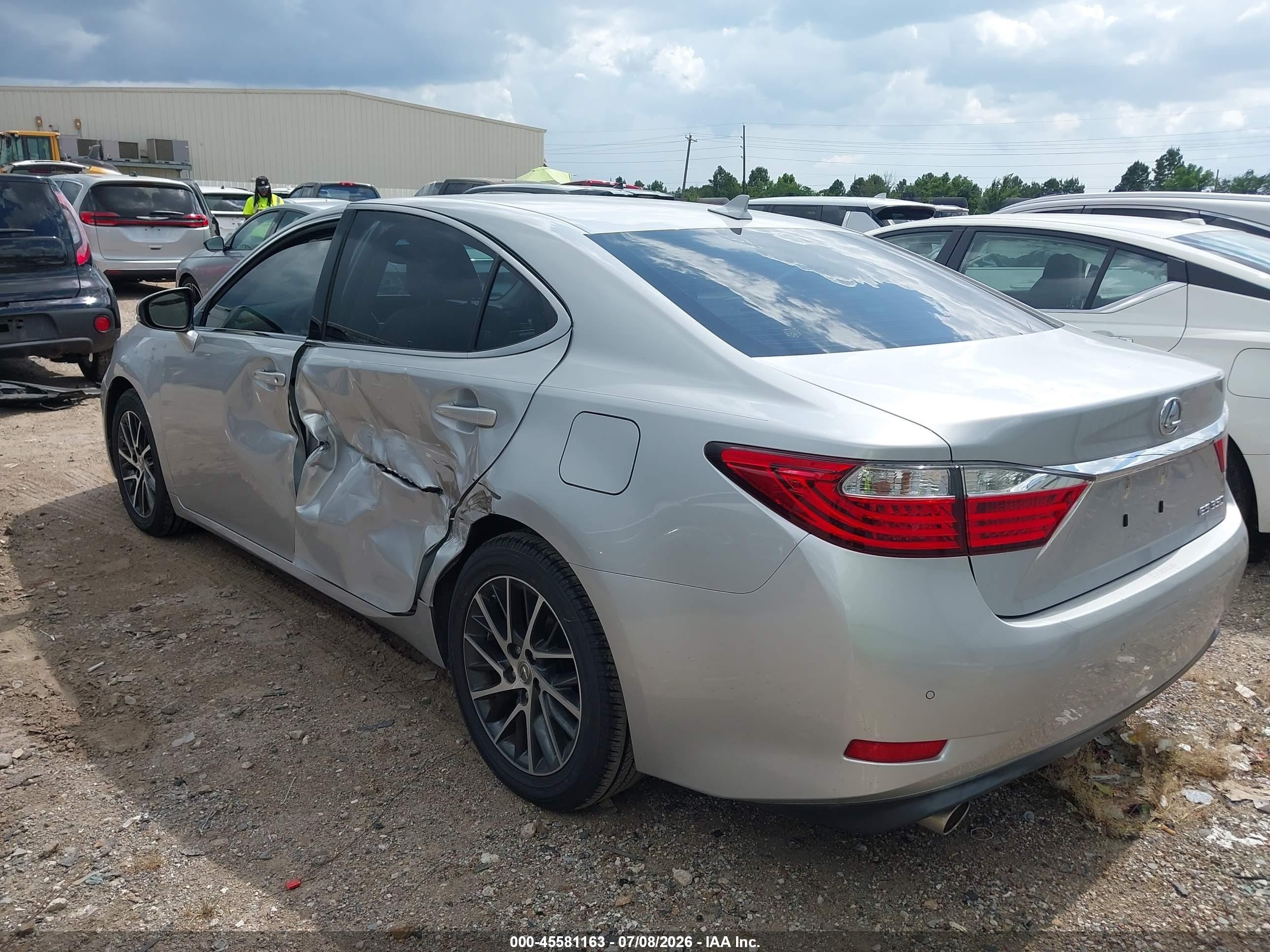 2014 Lexus Es 350   Silver vin: JTHBK1GG1E2121125