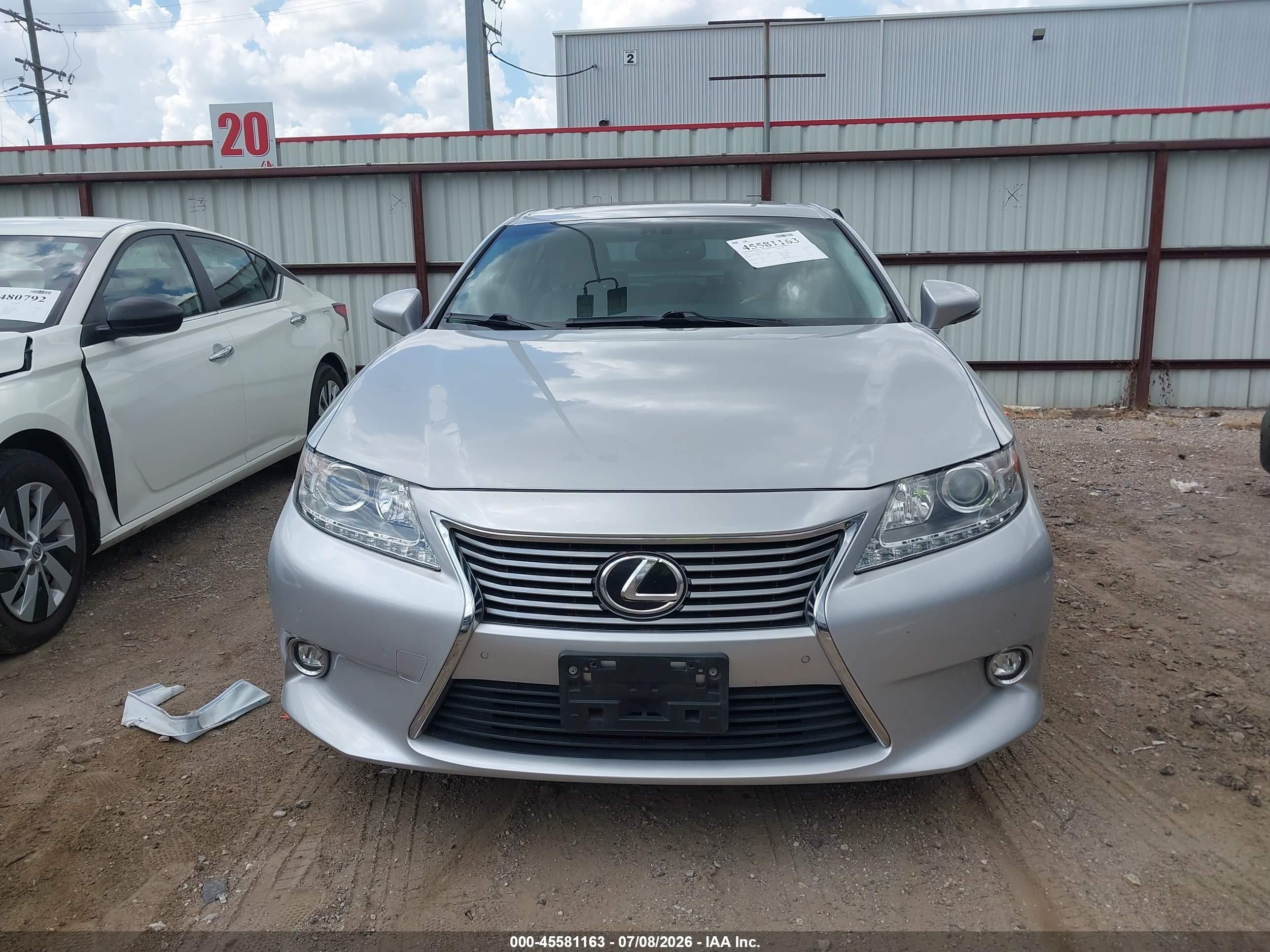 2014 Lexus Es 350   Silver vin: JTHBK1GG1E2121125