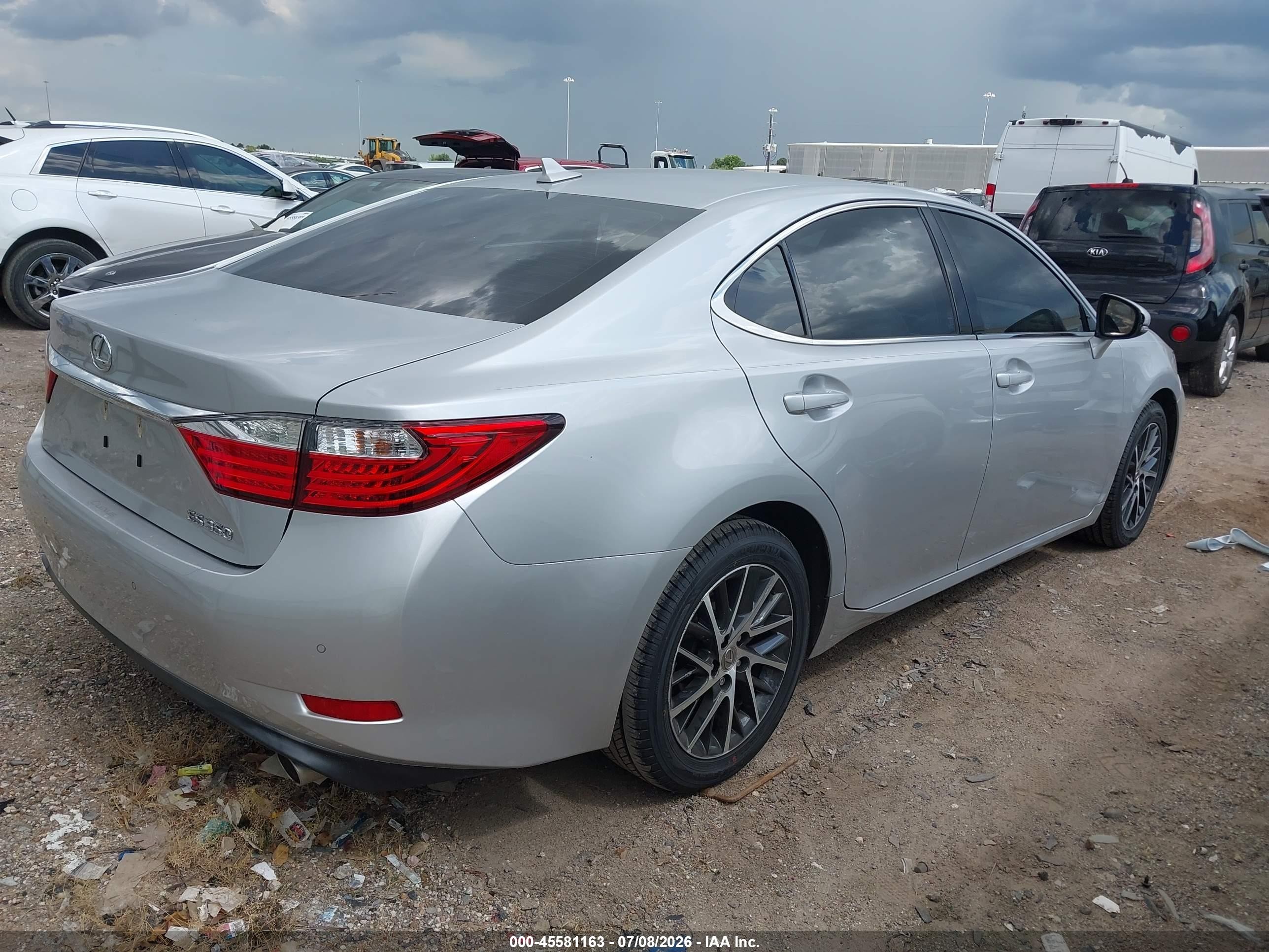 2014 Lexus Es 350   Silver vin: JTHBK1GG1E2121125