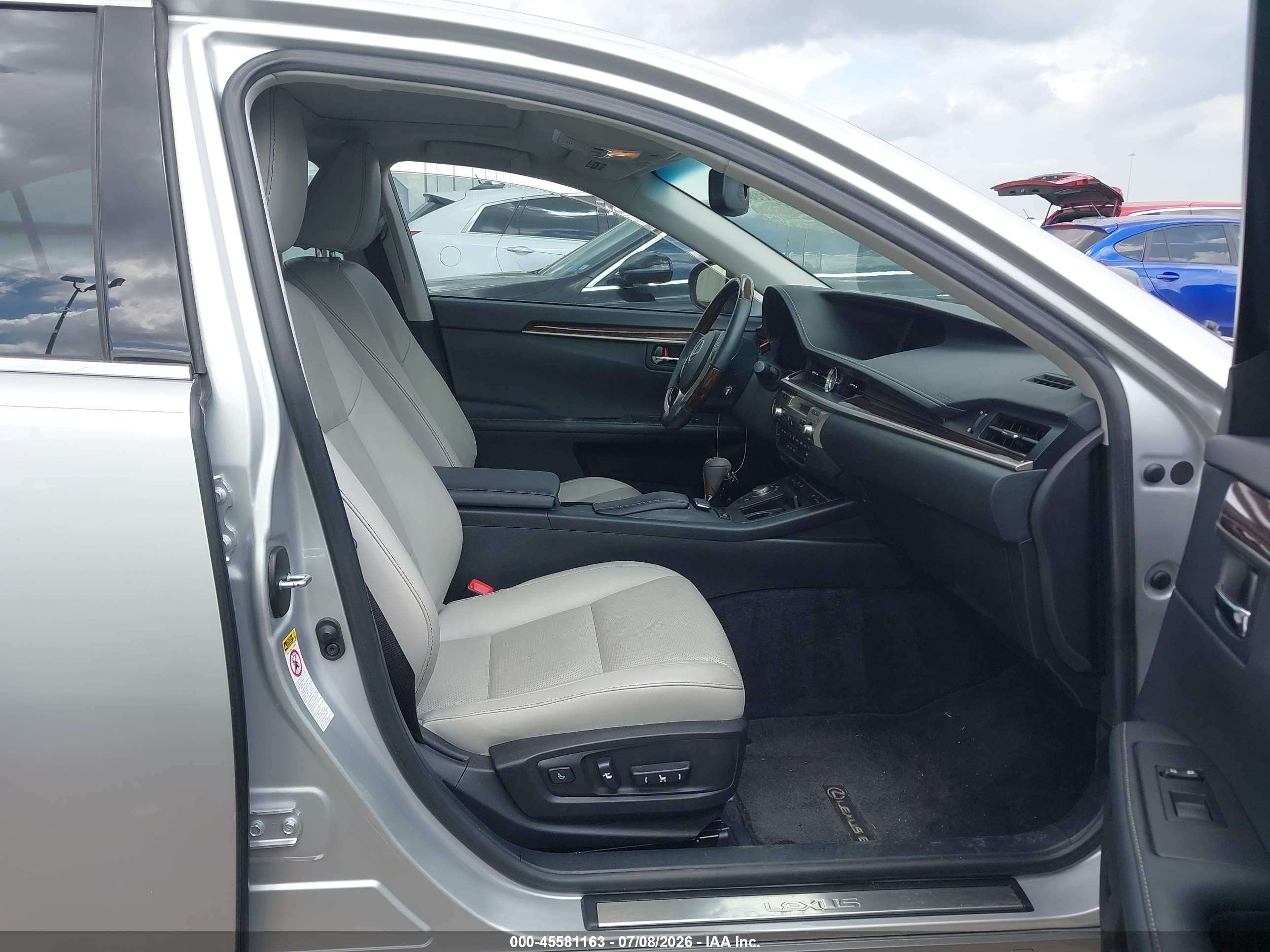 2014 Lexus Es 350   Silver vin: JTHBK1GG1E2121125