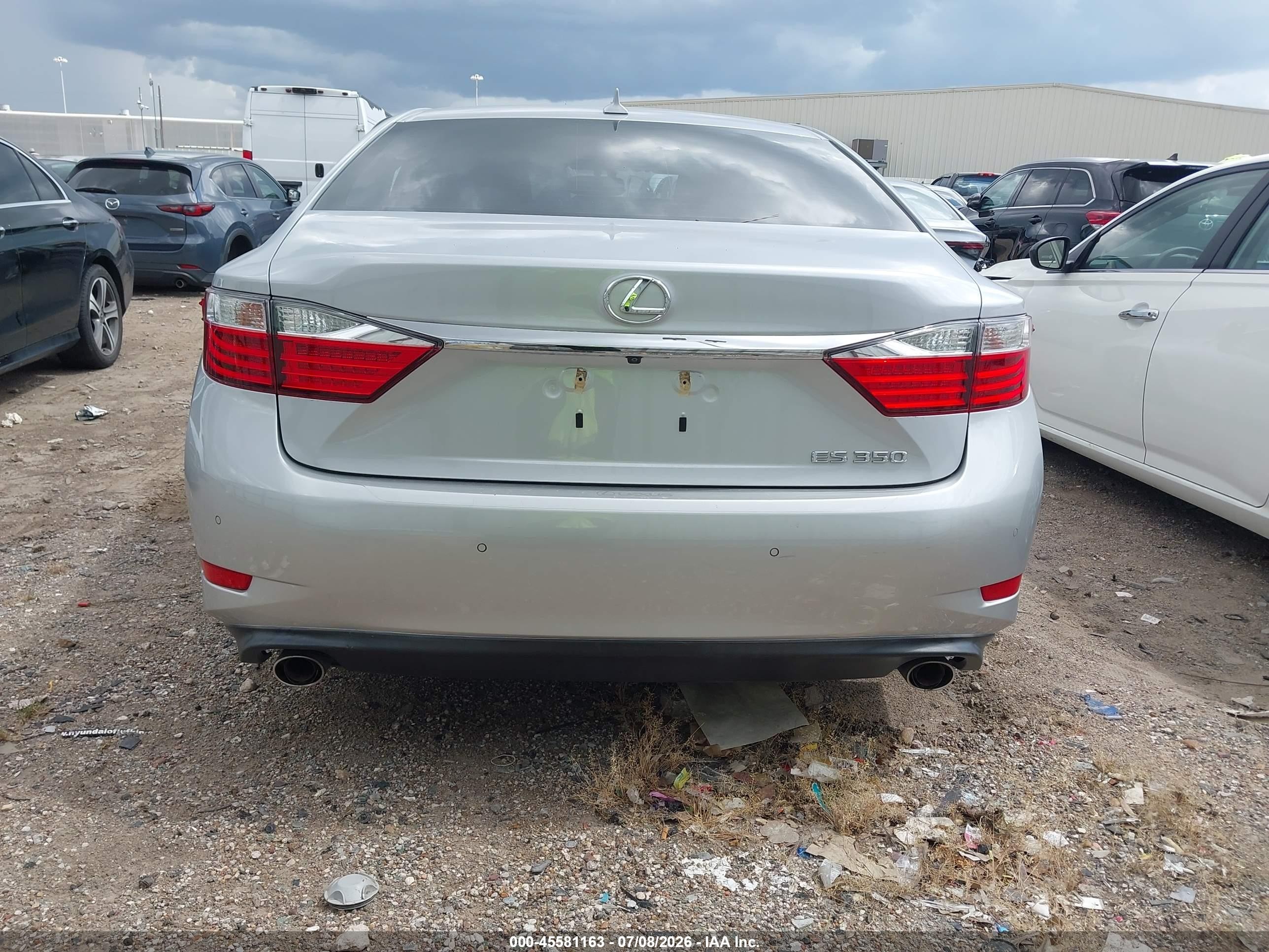2014 Lexus Es 350   Silver vin: JTHBK1GG1E2121125