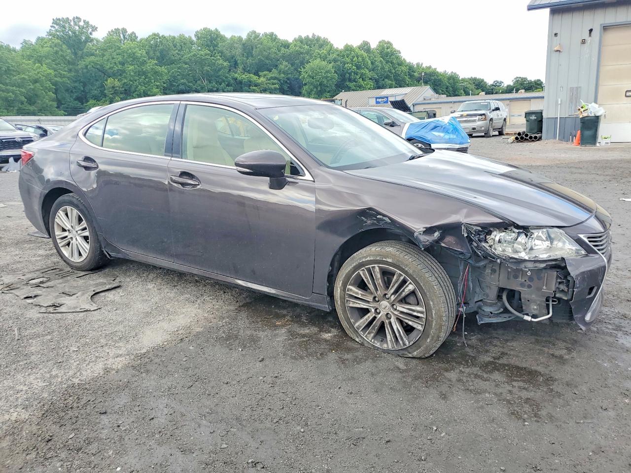 2014 Lexus Es 350 Gray vin: JTHBK1GG1E2122212