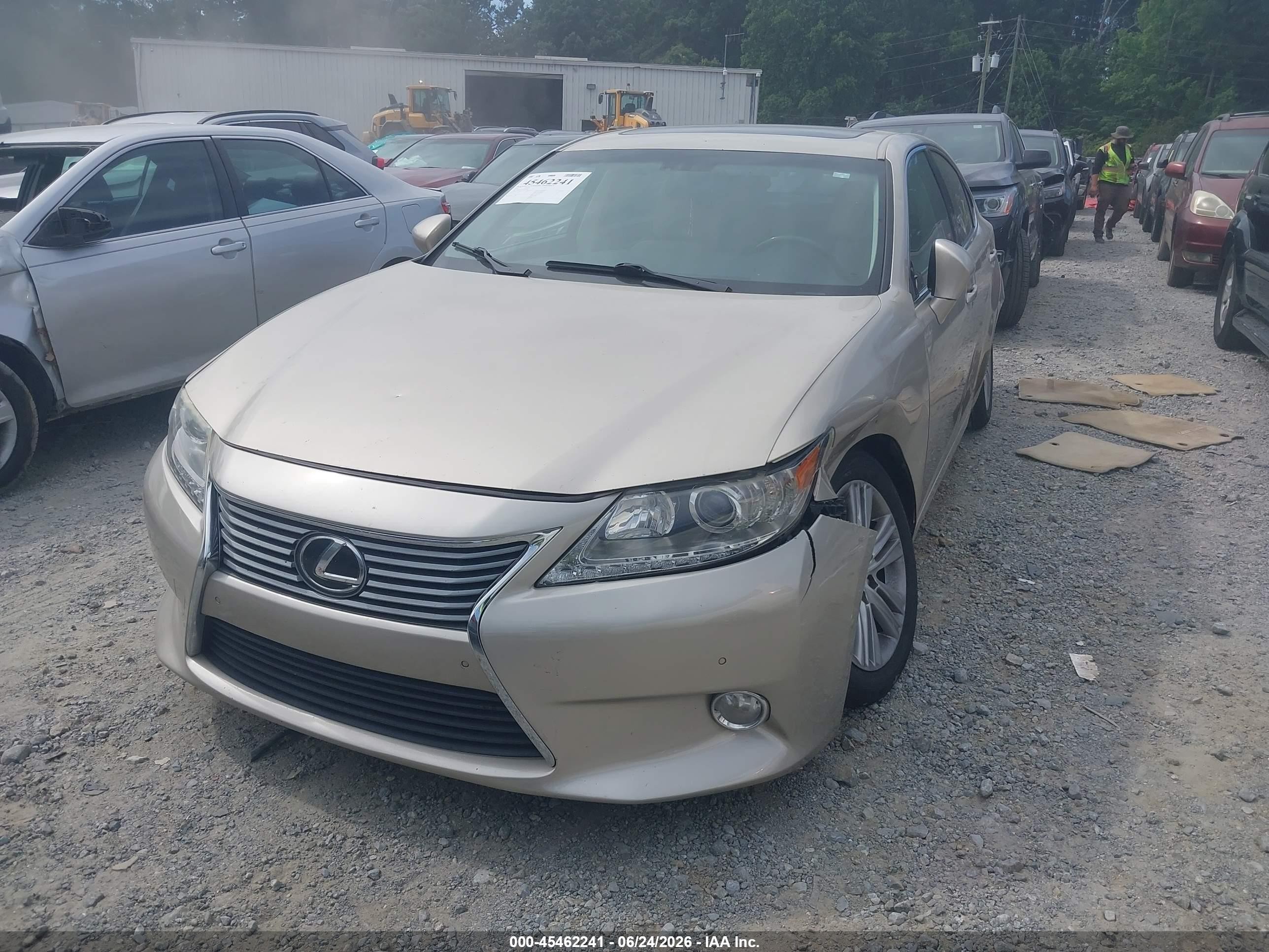 2014 Lexus Es 350   Beige vin: JTHBK1GG1E2124820