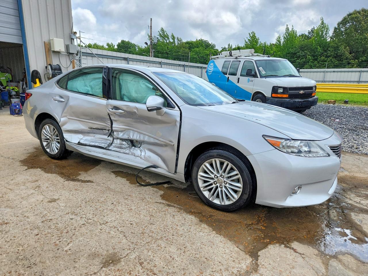 2014 Lexus Es 350 Silver vin: JTHBK1GG1E2128186