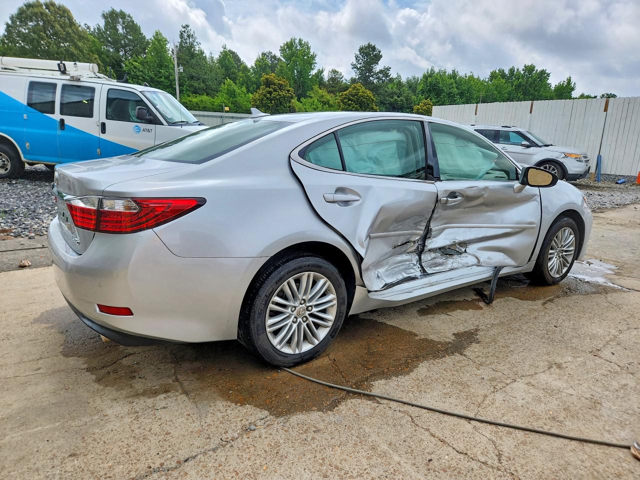 2014 Lexus Es 350 Silver vin: JTHBK1GG1E2128186