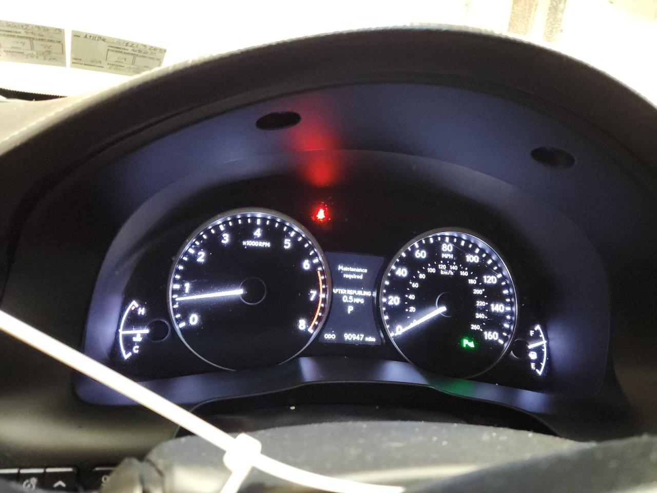 2014 Lexus Es 350 Base Silver vin: JTHBK1GG1E2132853 Damage: Warning Light - Maintenance, On, Unacceptable