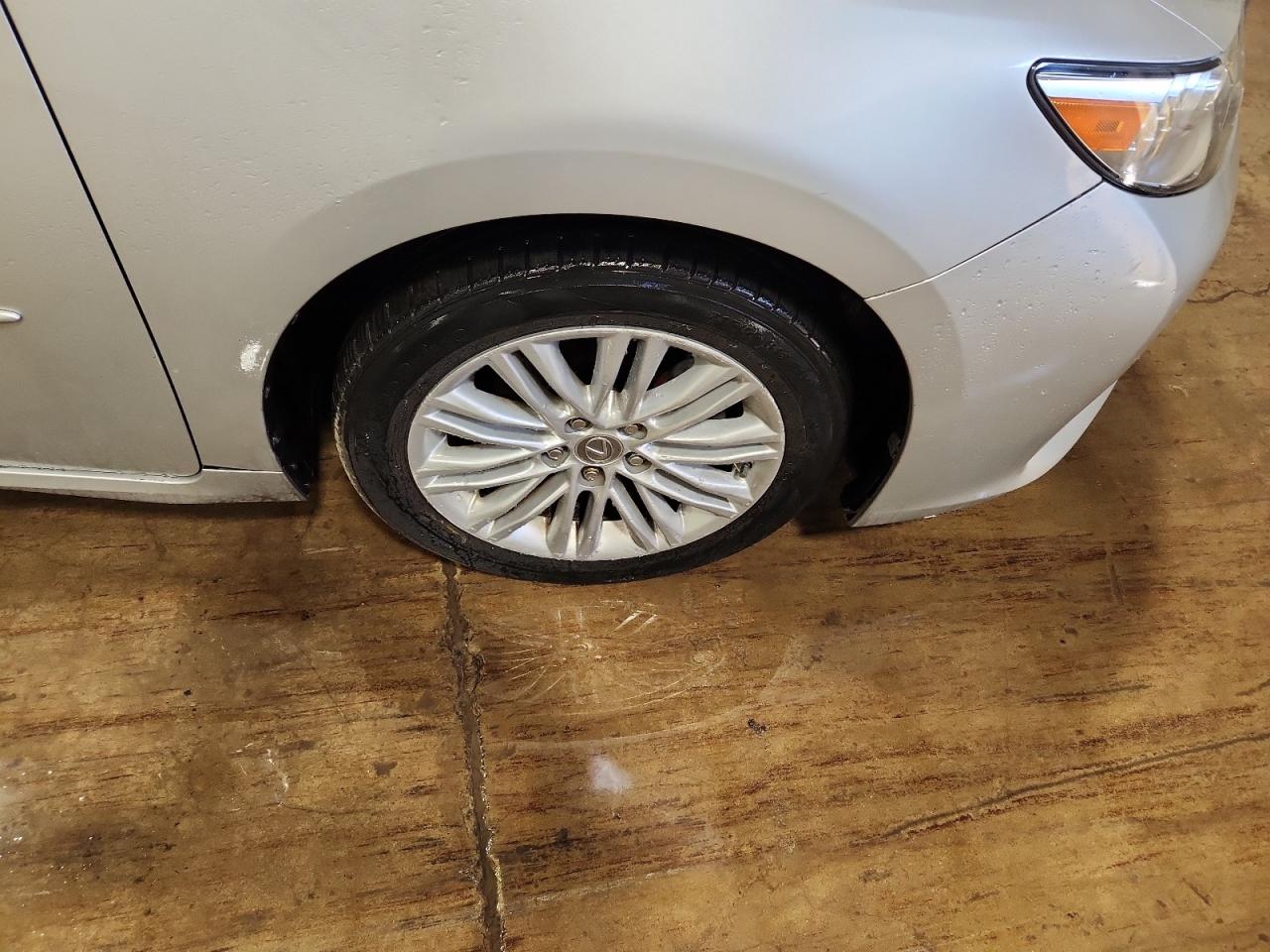 2014 Lexus Es 350 Base Silver vin: JTHBK1GG1E2132853 Damage: Right Front Wheel, Curb Rash, > 12 Inches