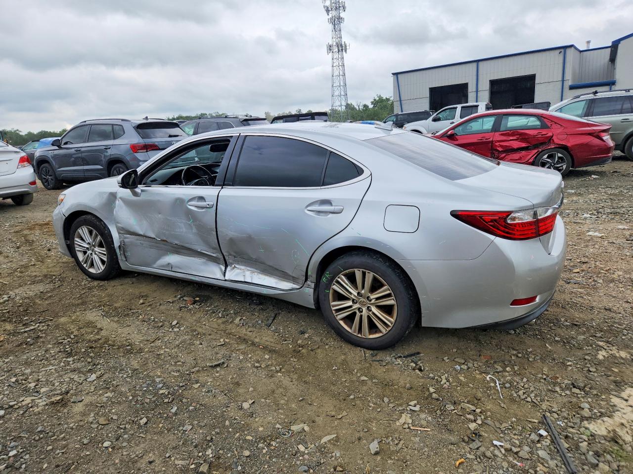 2014 Lexus Es 350 Silver vin: JTHBK1GG1E2135767