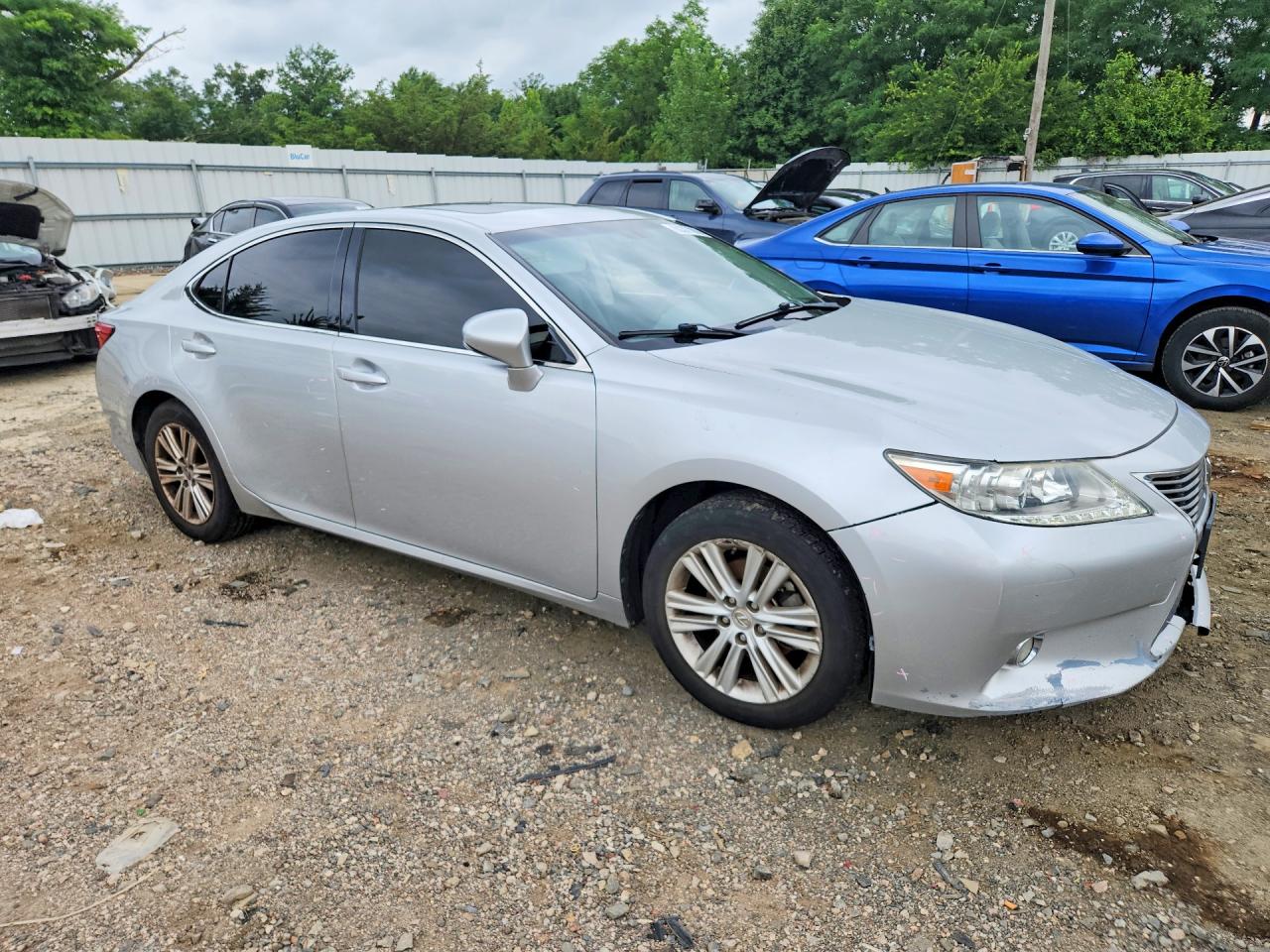 2014 Lexus Es 350 Silver vin: JTHBK1GG1E2135767
