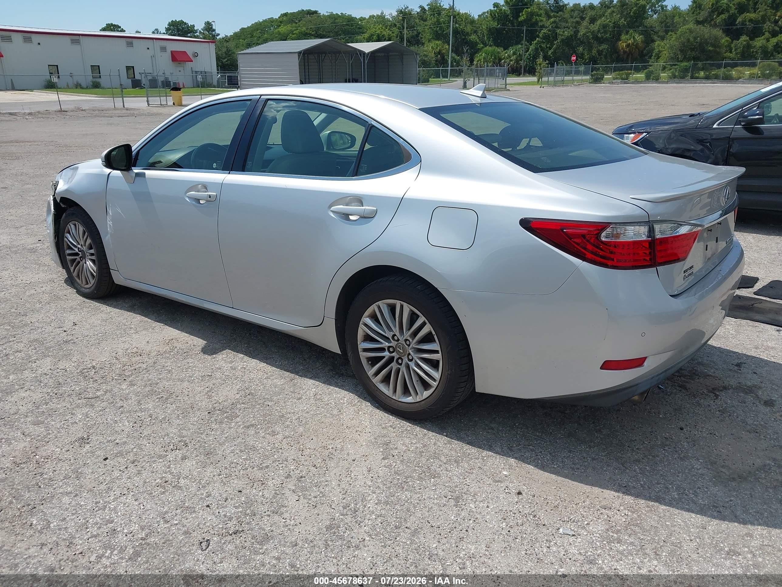 2014 Lexus Es 350   Silver vin: JTHBK1GG1E2141858