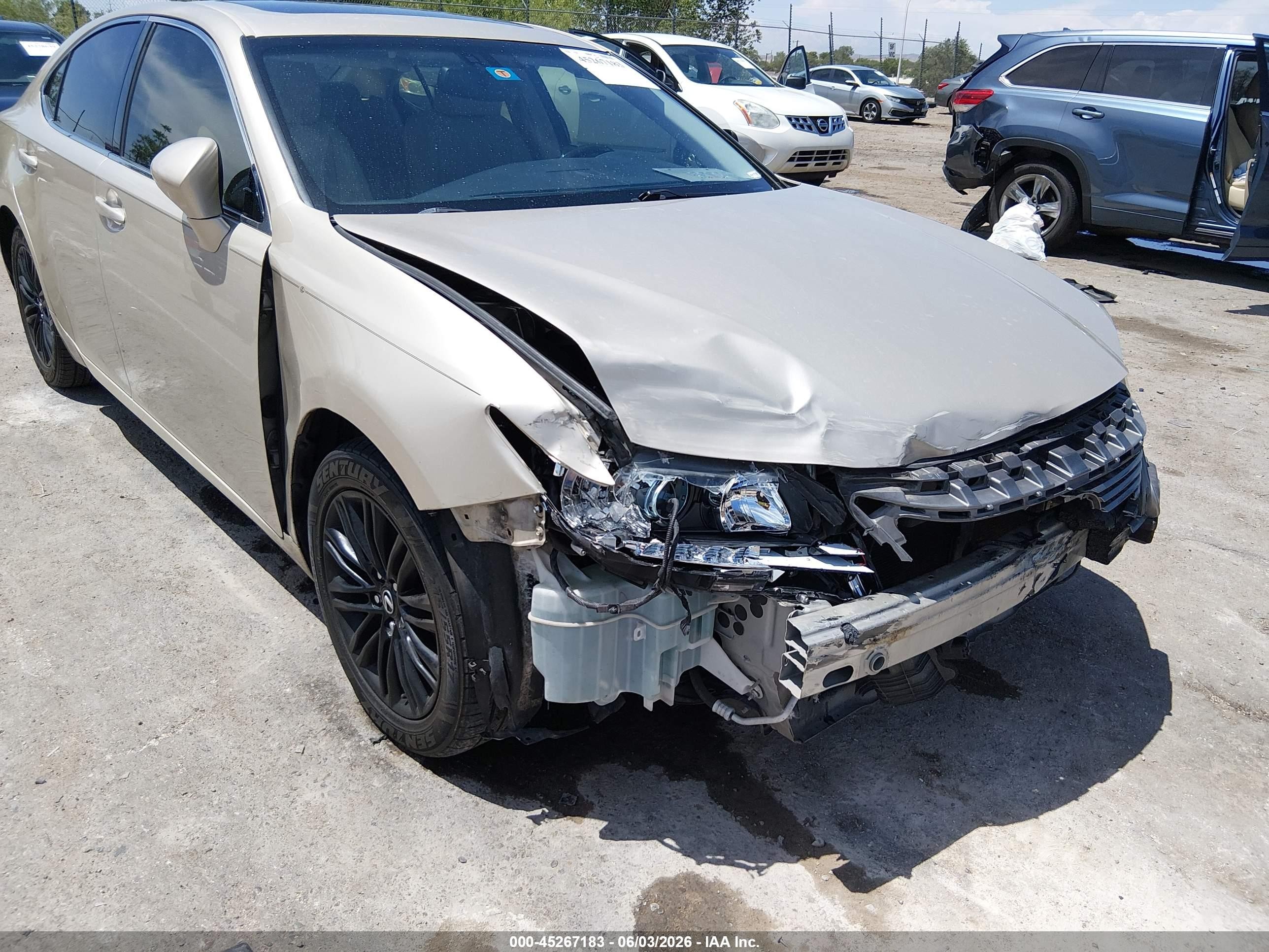 2014 Lexus Es 350   Золотой vin: JTHBK1GG1E2144694
