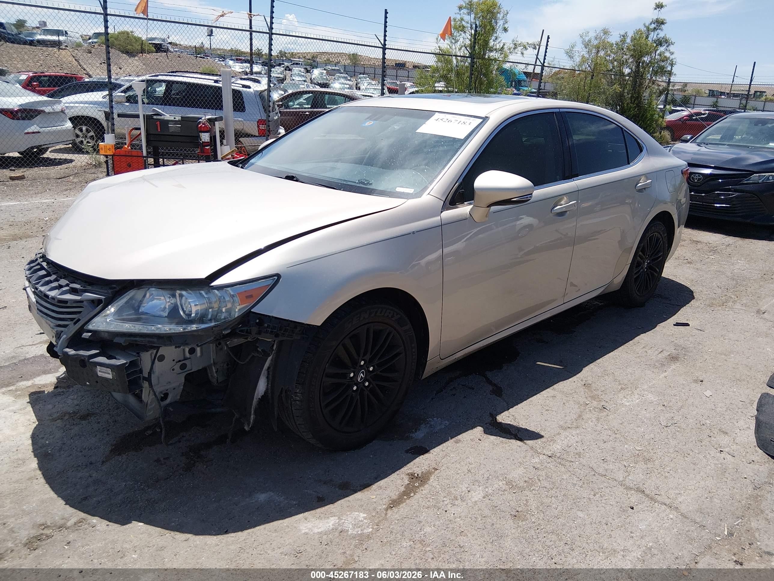 2014 Lexus Es 350   Золотой vin: JTHBK1GG1E2144694