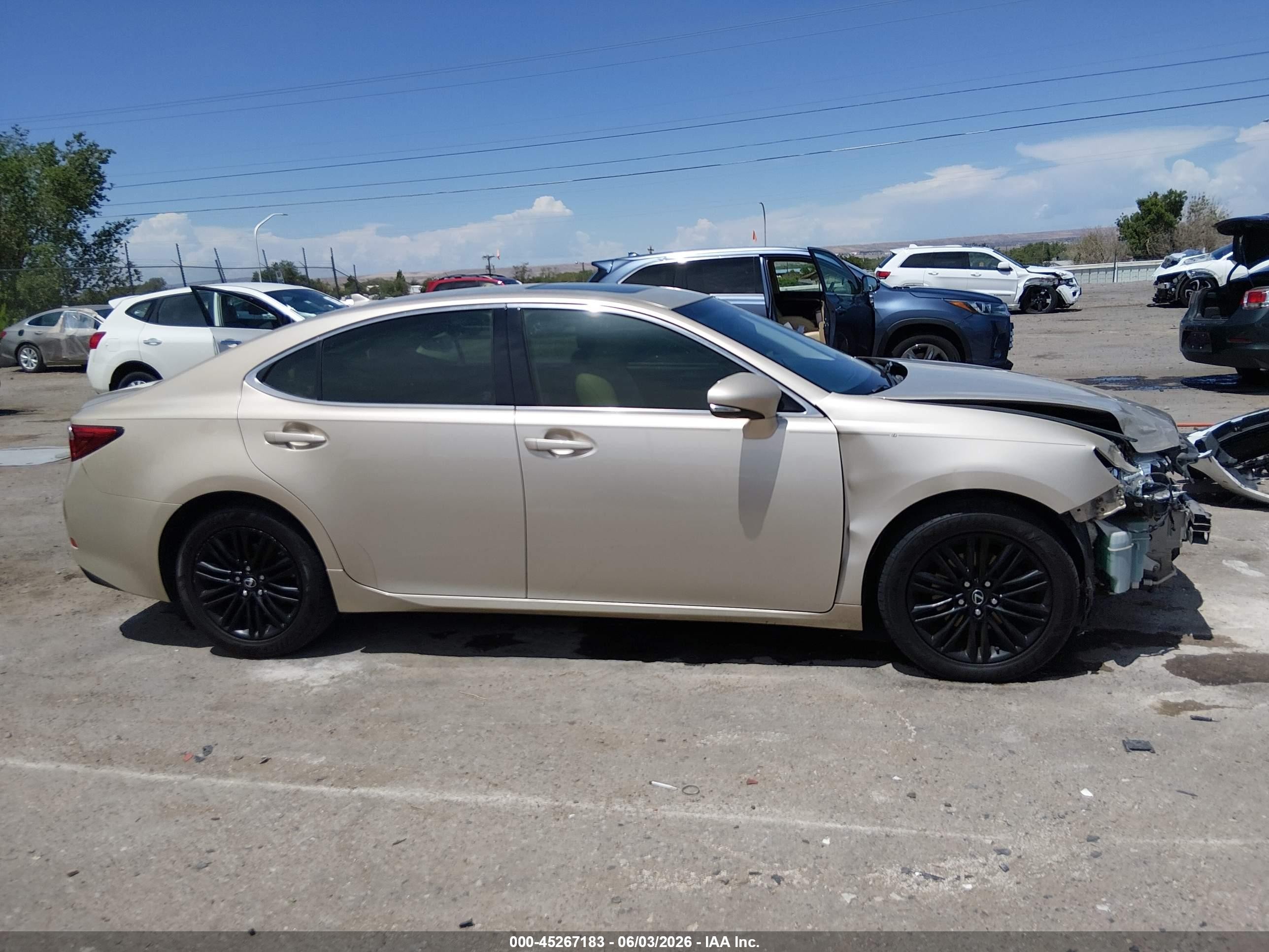 2014 Lexus Es 350   Золотой vin: JTHBK1GG1E2144694