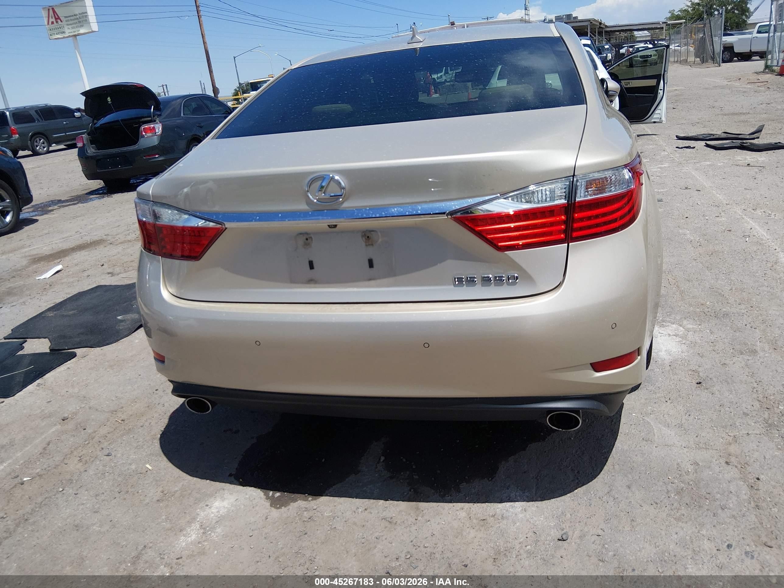 2014 Lexus Es 350   Золотой vin: JTHBK1GG1E2144694