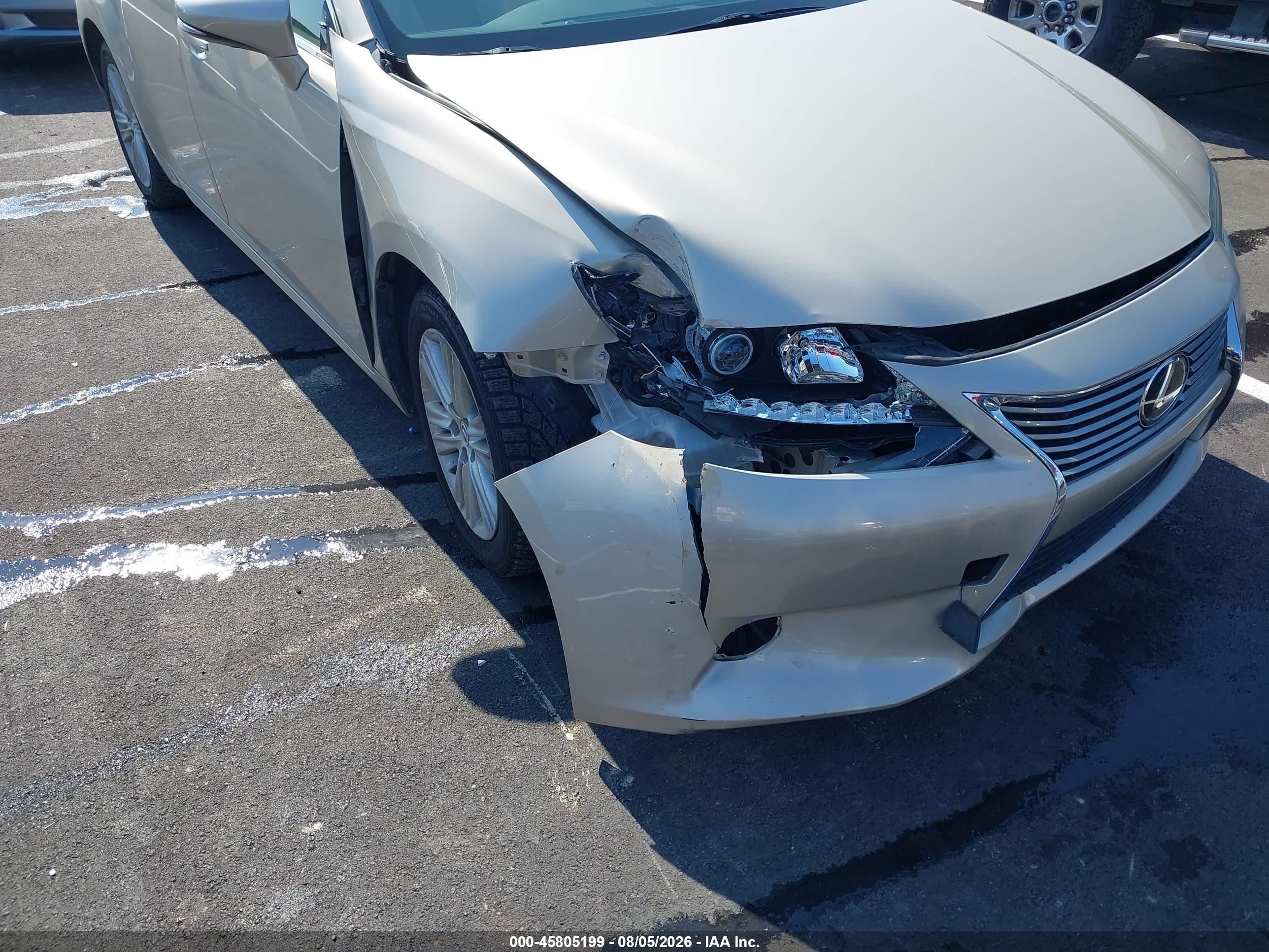 2014 Lexus Es 350   Золотой vin: JTHBK1GG1E2147823