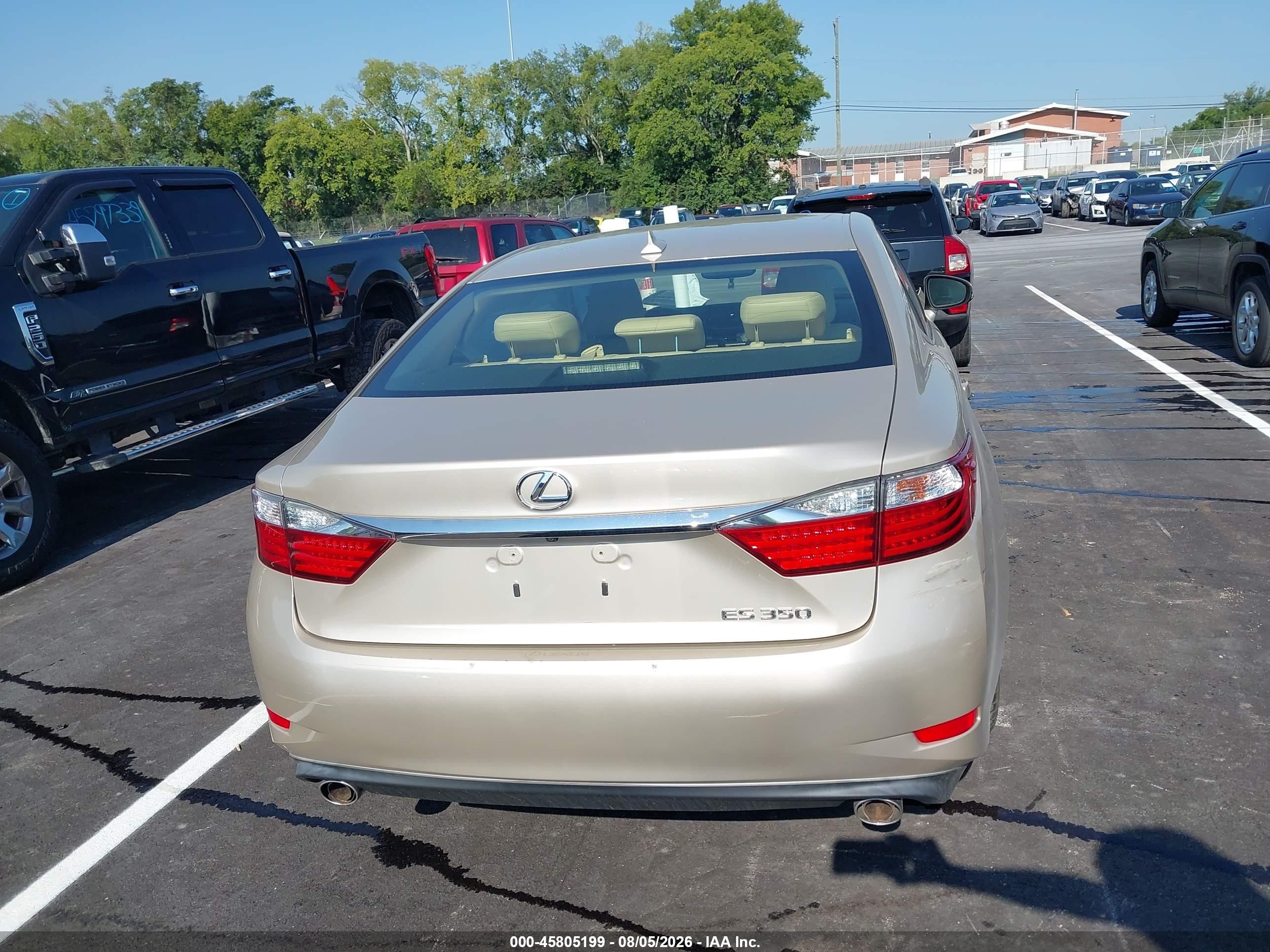 2014 Lexus Es 350   Золотой vin: JTHBK1GG1E2147823