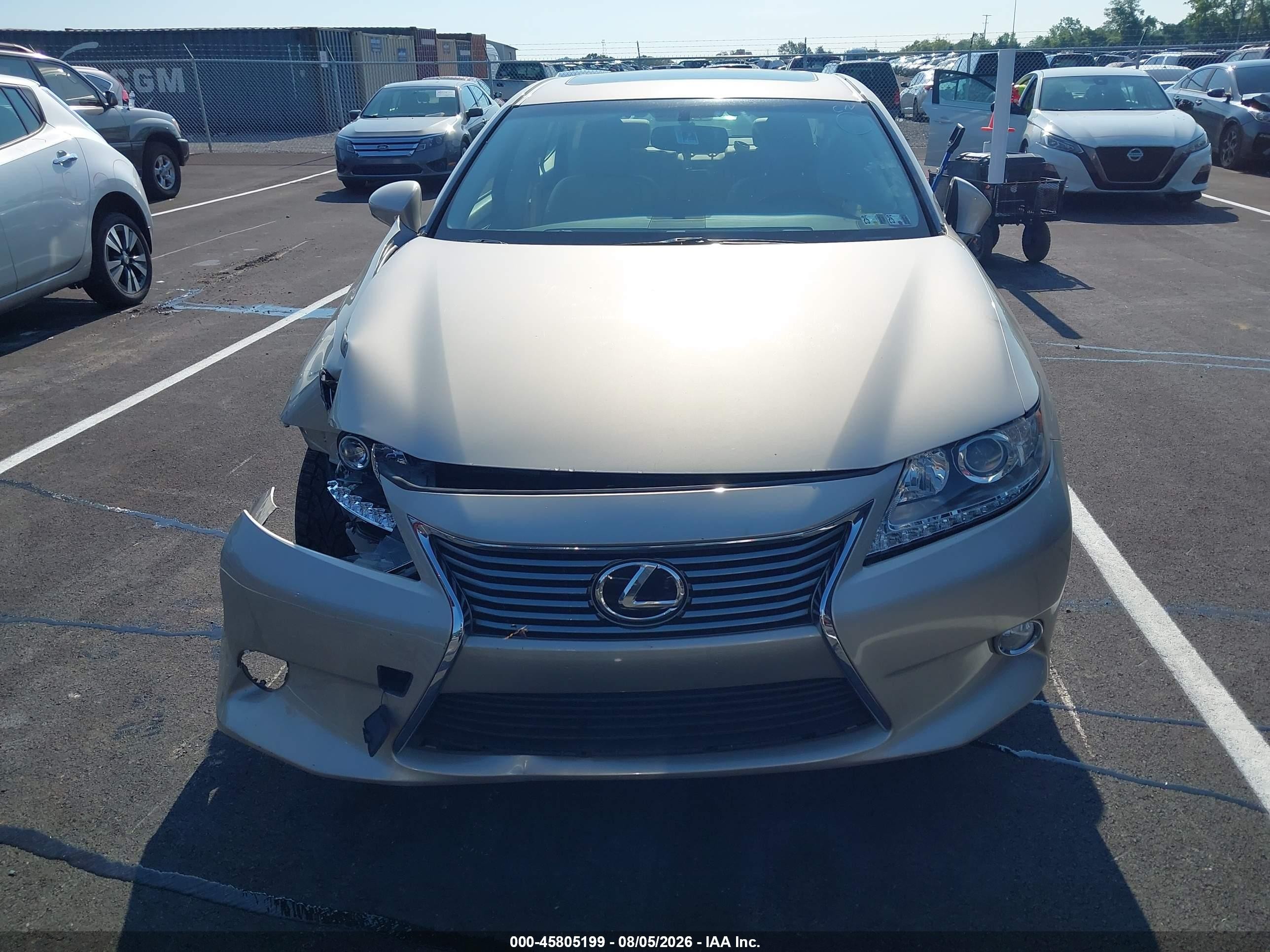 2014 Lexus Es 350   Золотой vin: JTHBK1GG1E2147823
