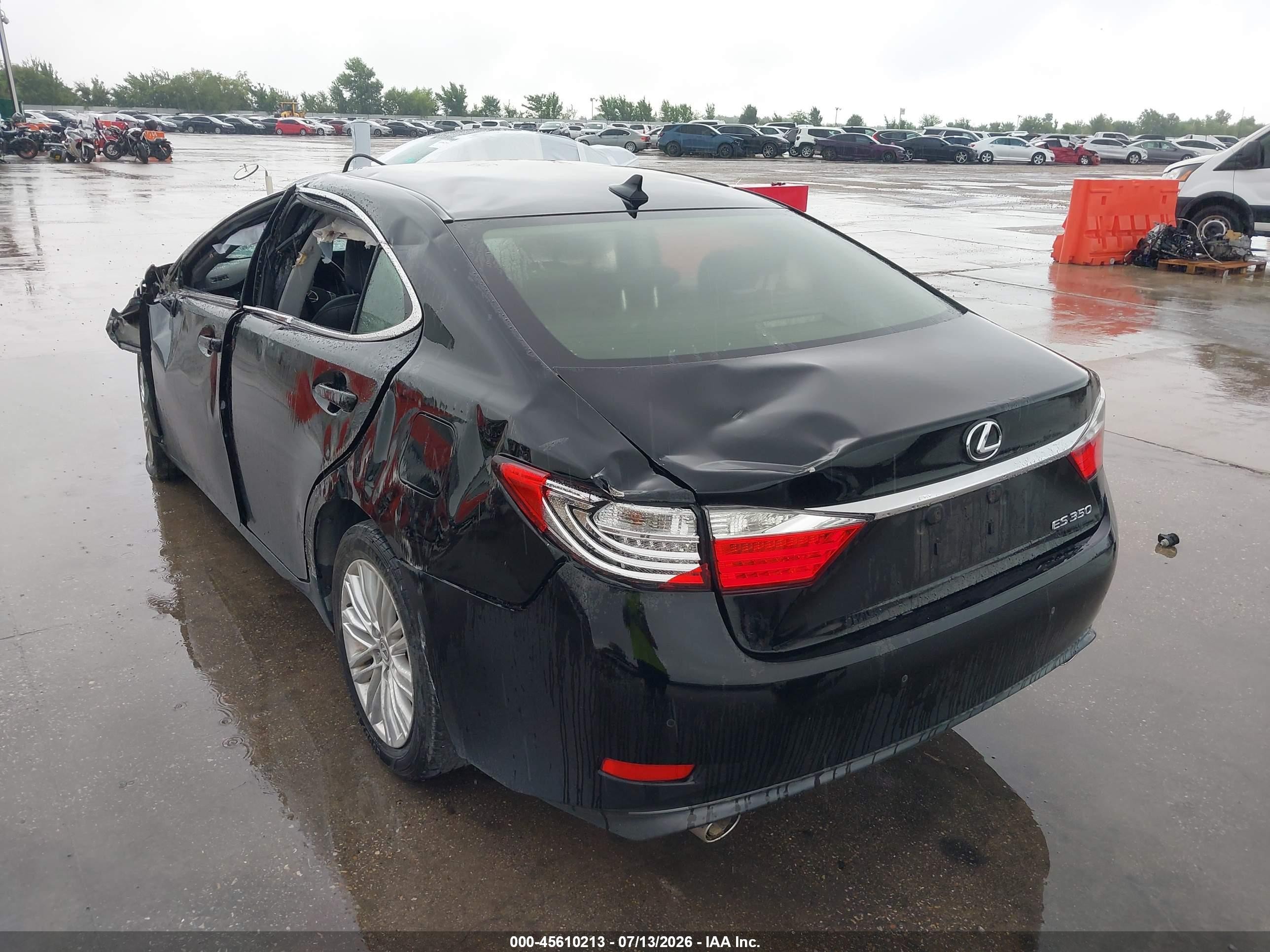 2014 Lexus Es 350   Black vin: JTHBK1GG1E2151421