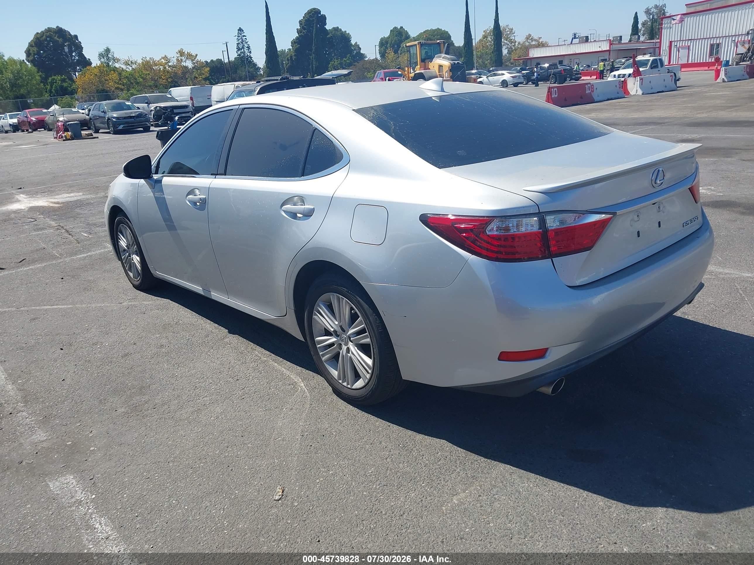 2015 Lexus Es 350   Silver vin: JTHBK1GG1F2159665
