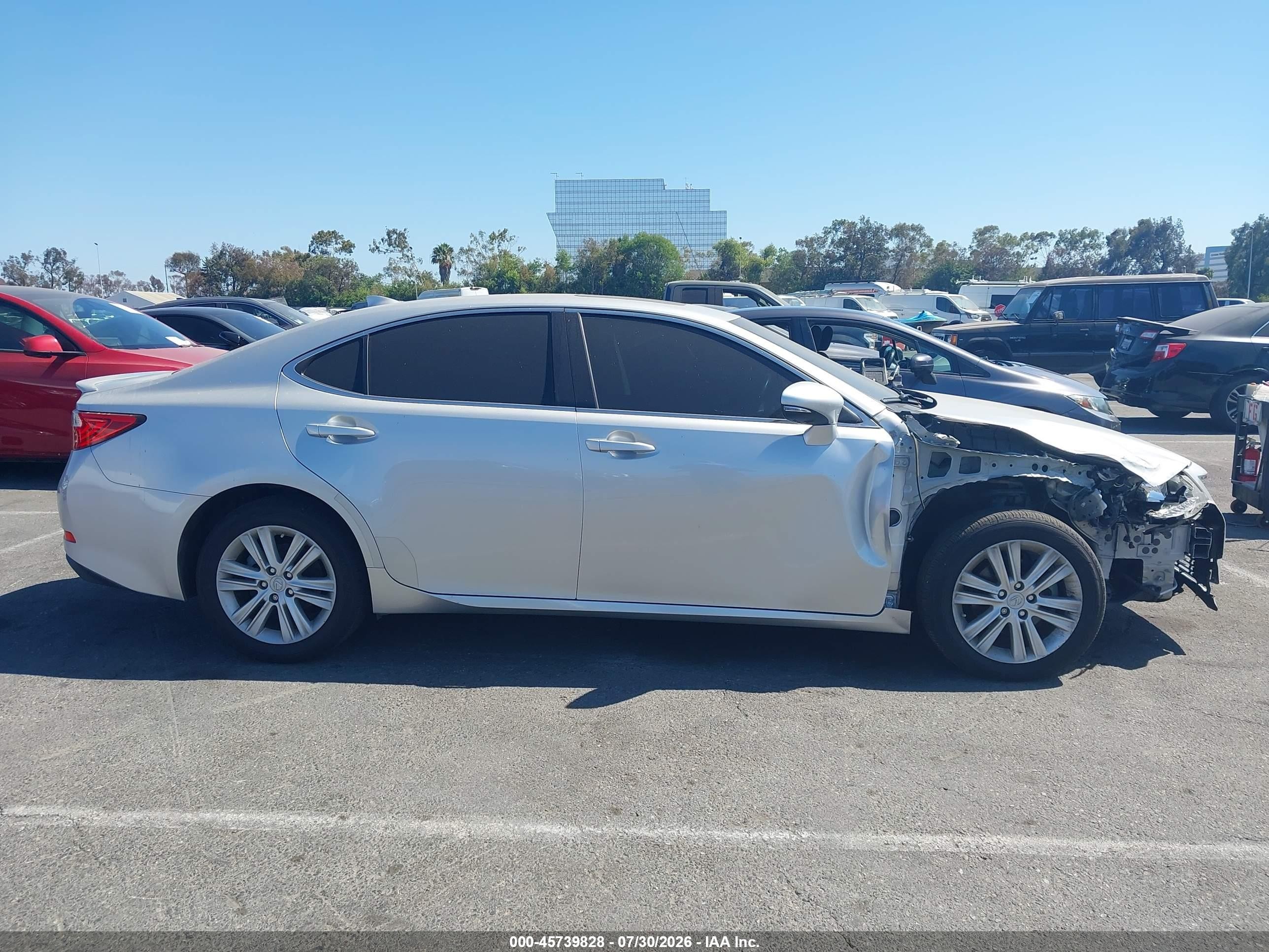 2015 Lexus Es 350   Silver vin: JTHBK1GG1F2159665