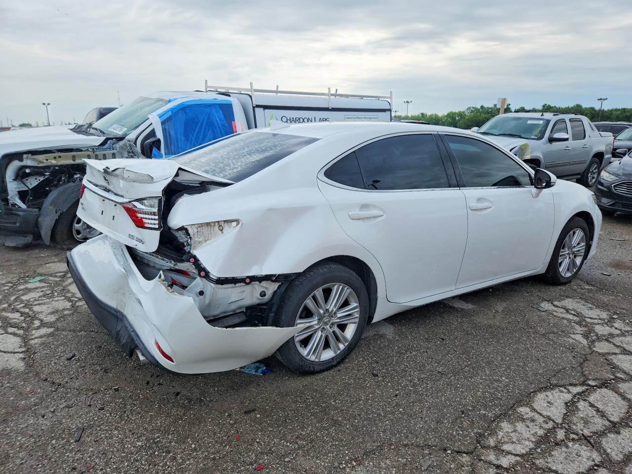 2015 Lexus Es 350 White vin: JTHBK1GG1F2160718